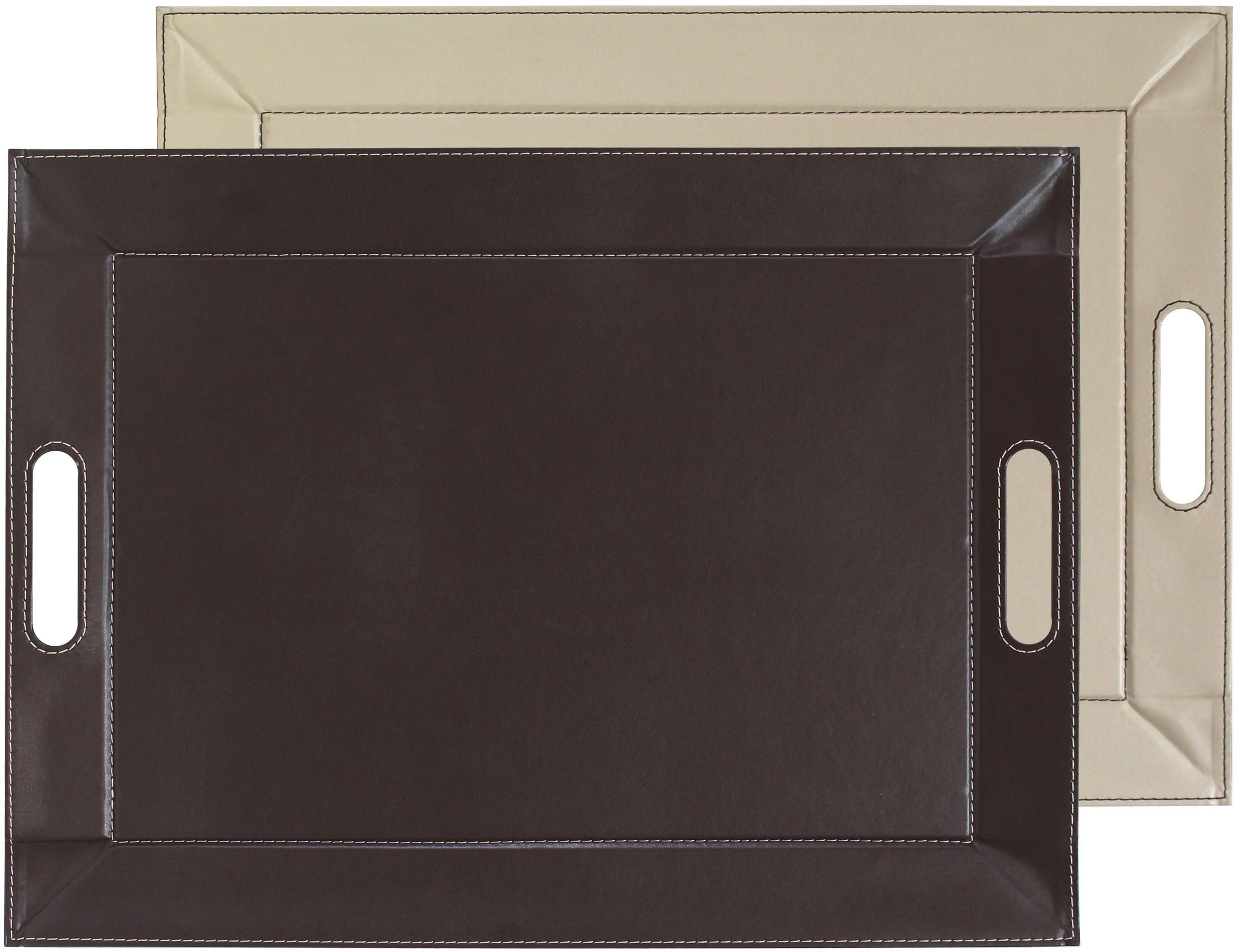 freeform Tablett "DUO, 2-farbiges Wendetablett, Tablett und Tisch-Set in ei günstig online kaufen