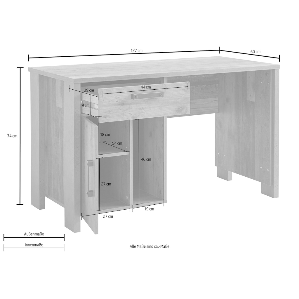 FORTE Schreibtisch »Clif«