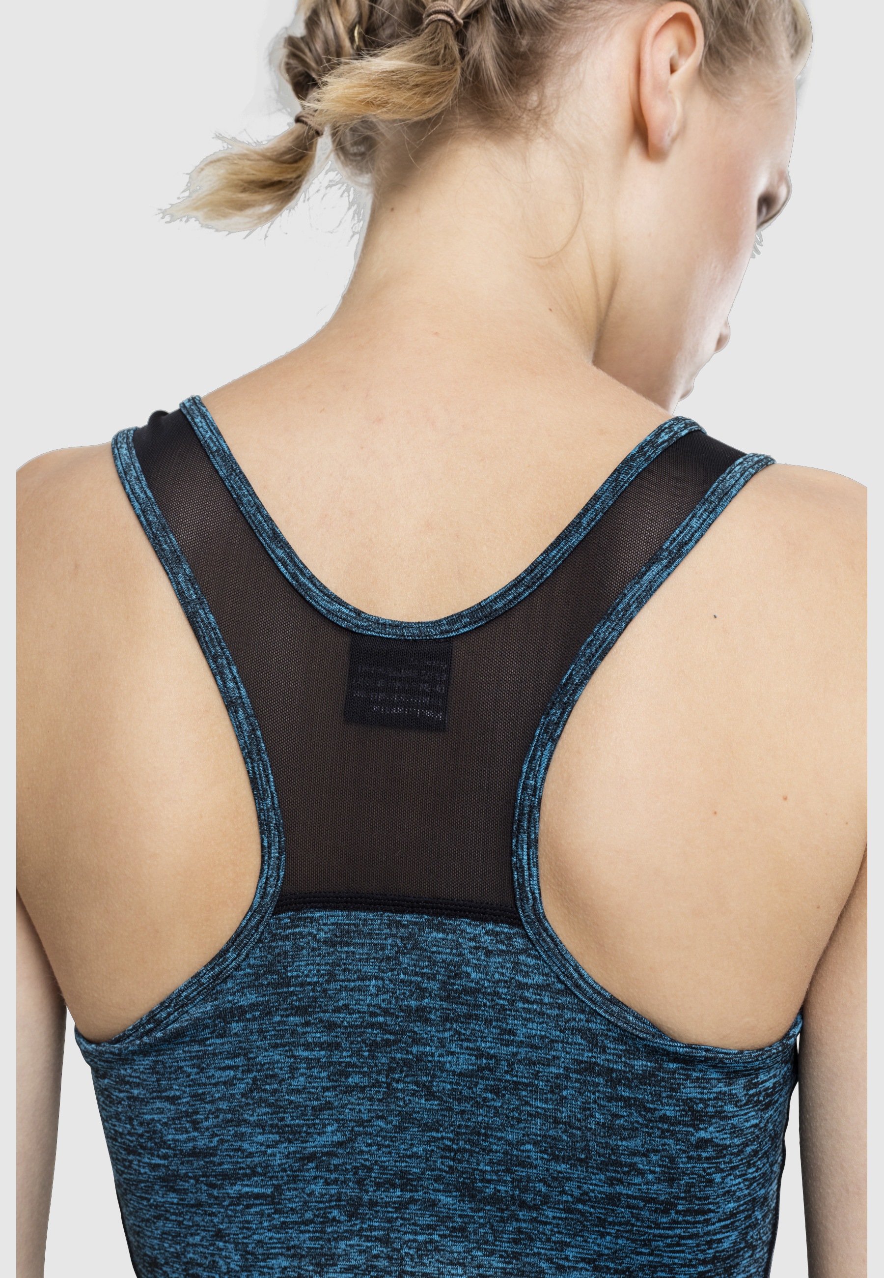 URBAN CLASSICS Tanktop »Urban Classics Damen Ladies Active Melange Trainings Top« 1 Stk.