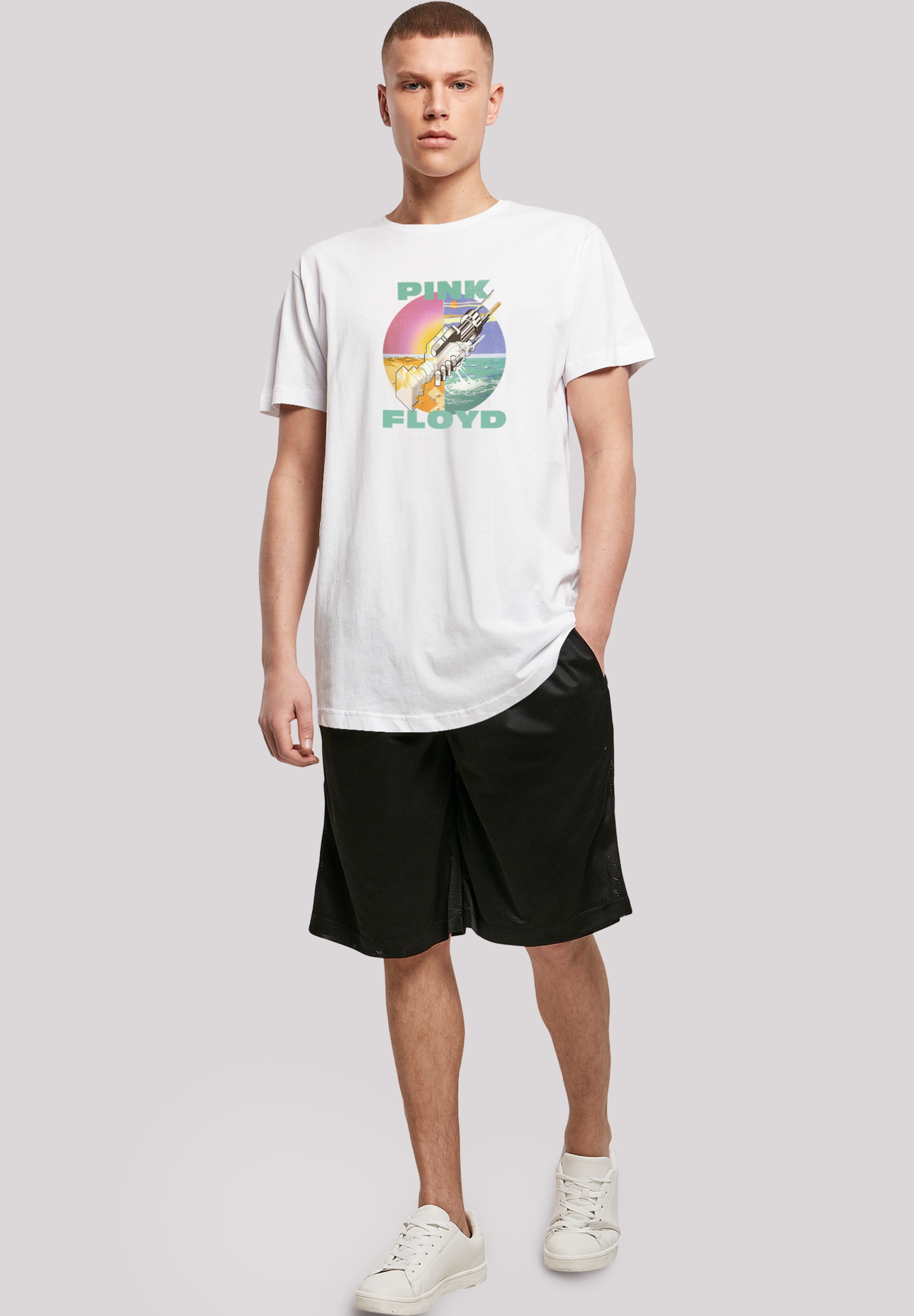 F4NT4STIC T-Shirt »Pink Floyd Wish You Were Here Rockband«, Print