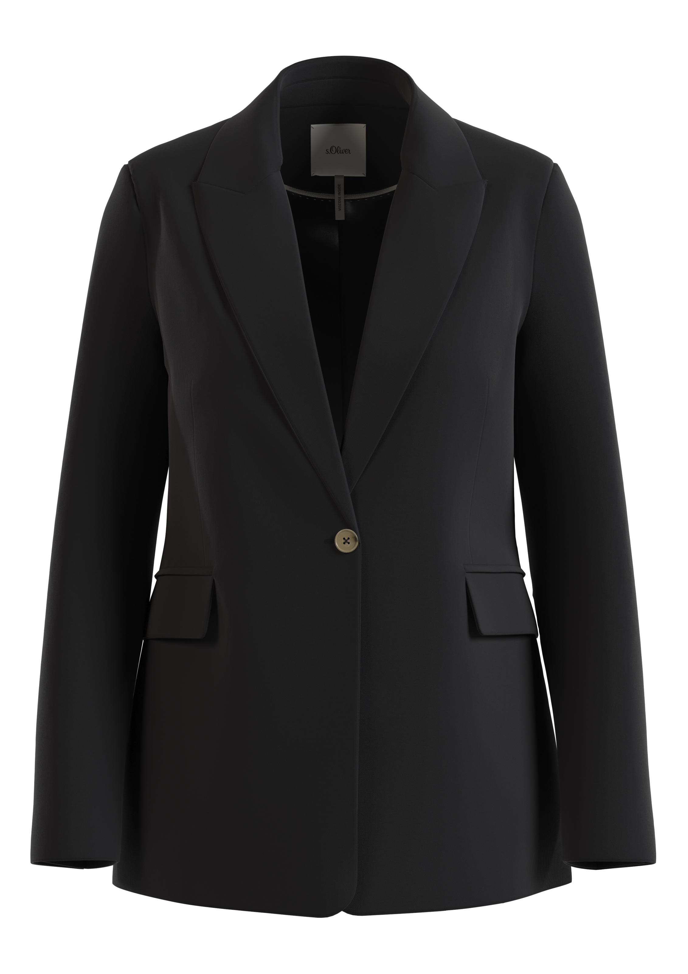 s.Oliver BLACK LABEL Longblazer, im eleganten Look