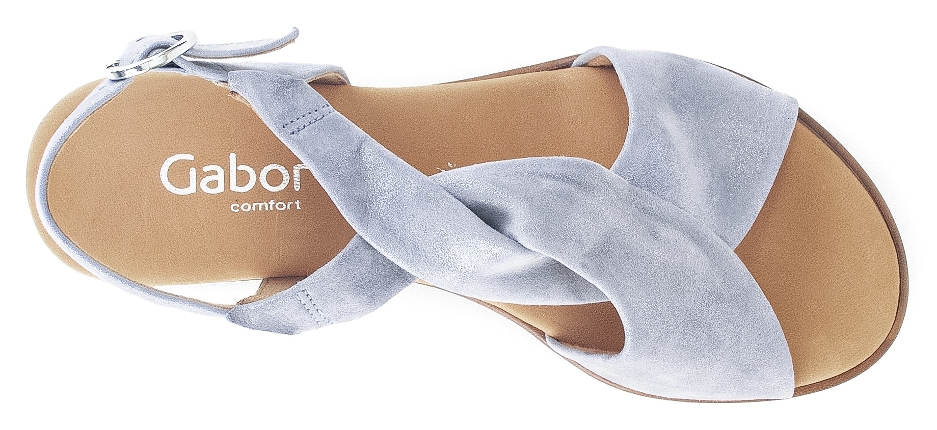 Gabor Sandalette »GENUA«, Sommerschuh, Sandale, Keilabsatz, mit verstellbarem Fersenriemchen