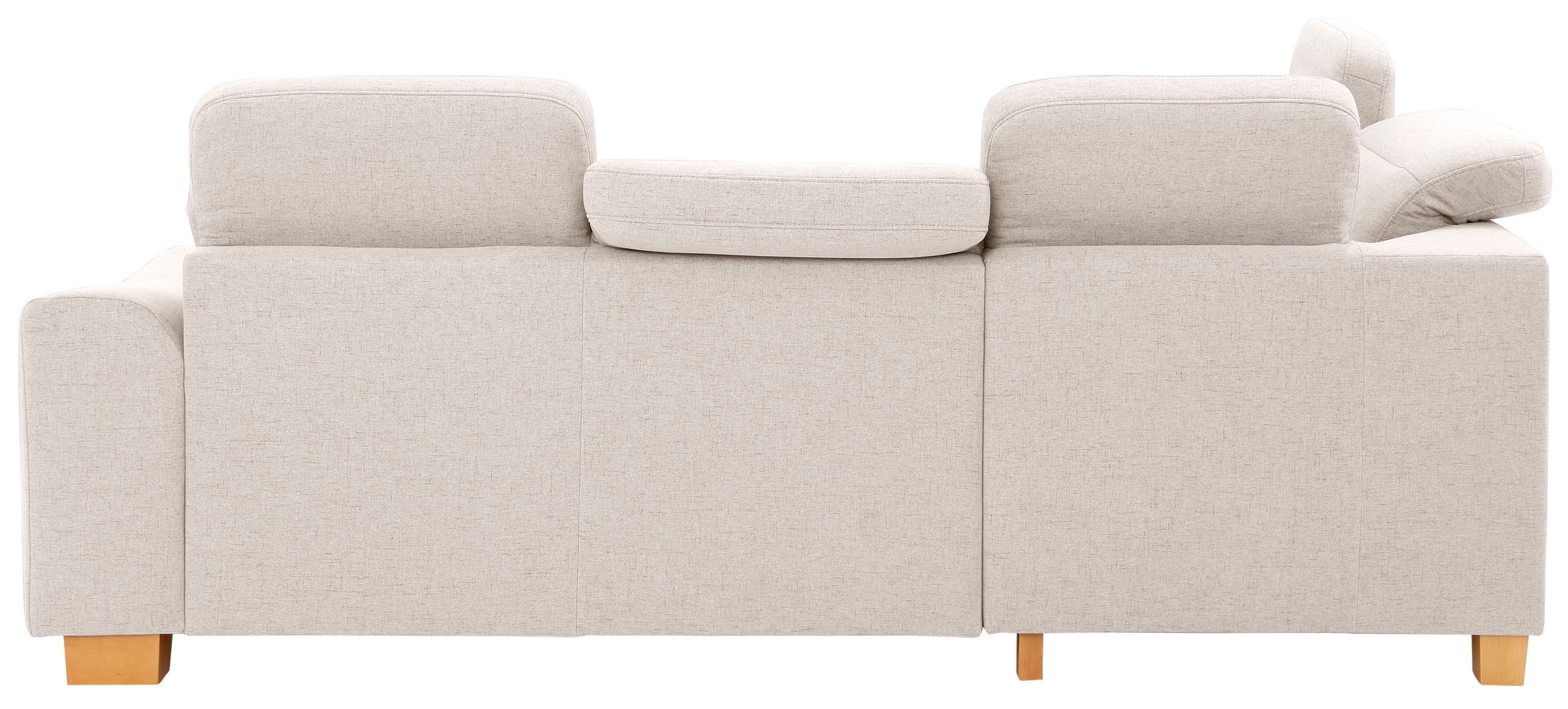 Home affaire Ecksofa »Dundee L-Form« wahlweise mit Kopfteilverstellung und zusätzlich mit Bettfunktion