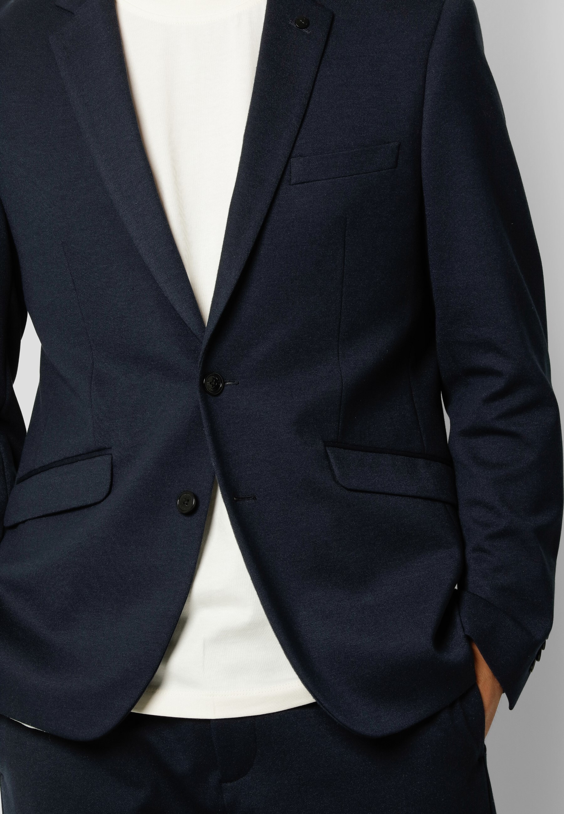 Clean Cut Copenhagen Winterjacke »Clean Cut Copenhagen Milano Jersey Blazer« 1 Stk. tlg. ohne Kapuze