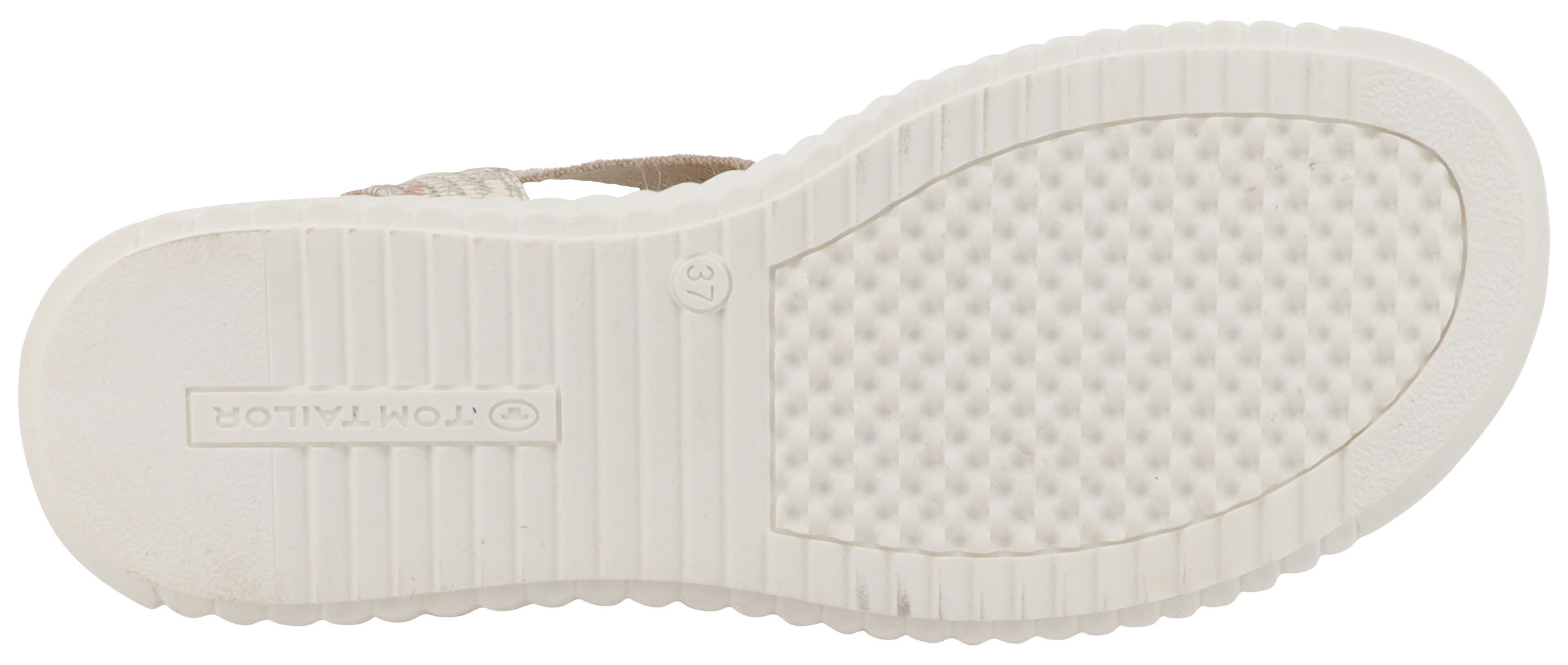 TOM TAILOR Keilsandalette »Vally«  Plateau, Sommerschuh, Riemchensandale in Snake-Optik