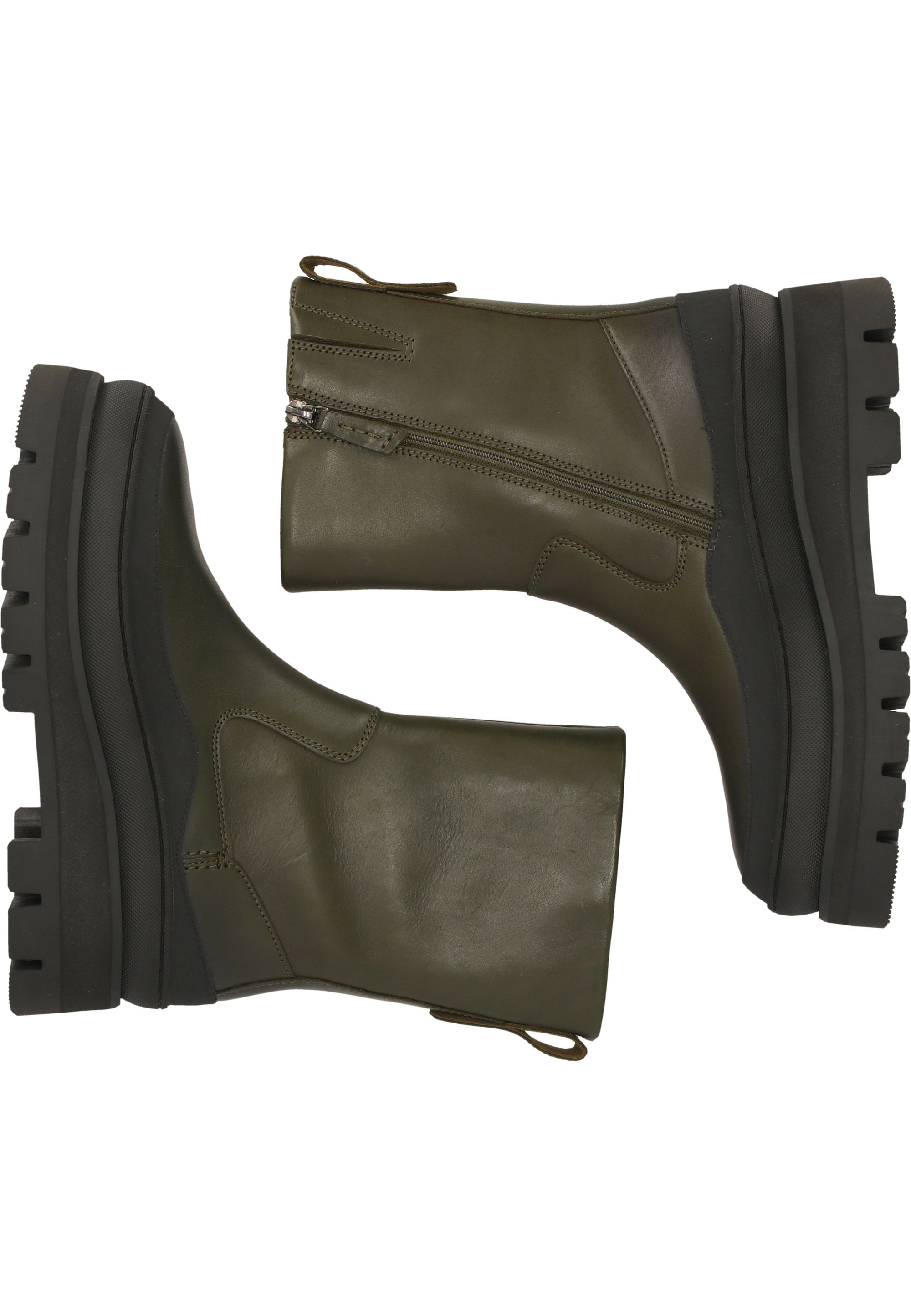 Clarks Stiefel »Orianna2 Rise«, im angesagten Design mit Stollensohle