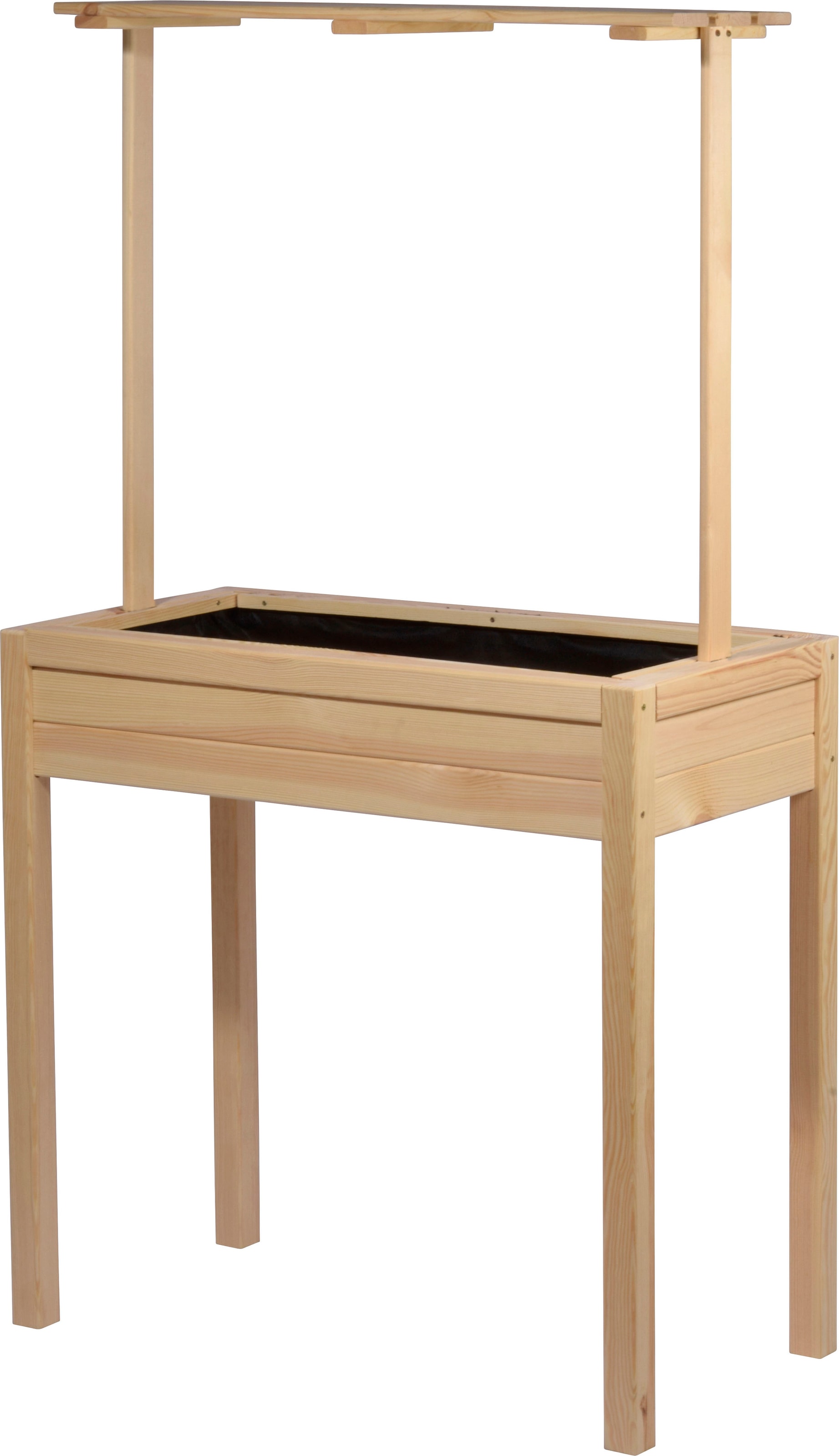 dobar Hochbeet »Florenz« mit erhöhter Ablage, FSC®-Kiefernholz, transparent imprägniert