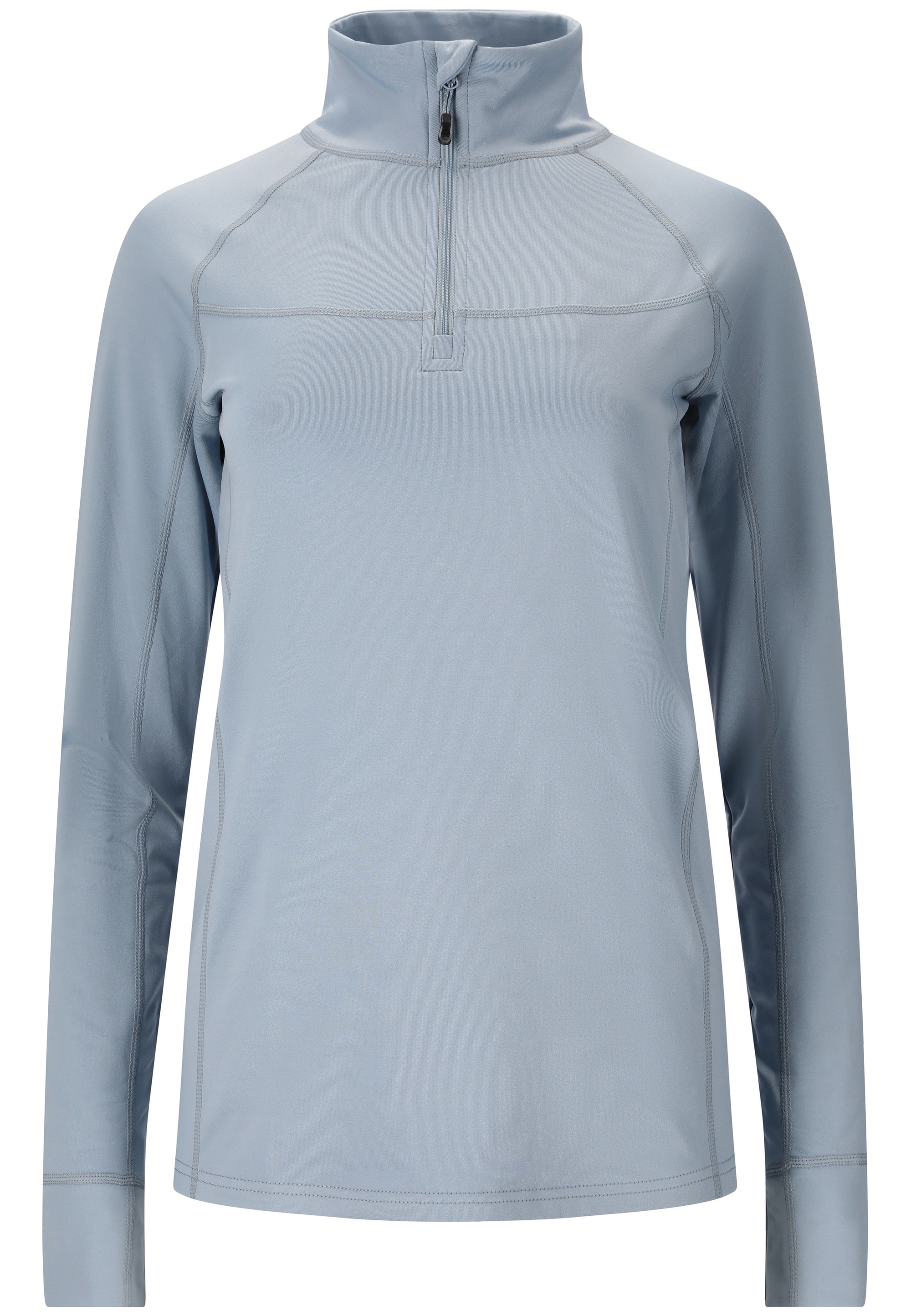 WHISTLER Langarmshirt »Blume« 1 Stk. mit Reißverschluss und Stehkragen