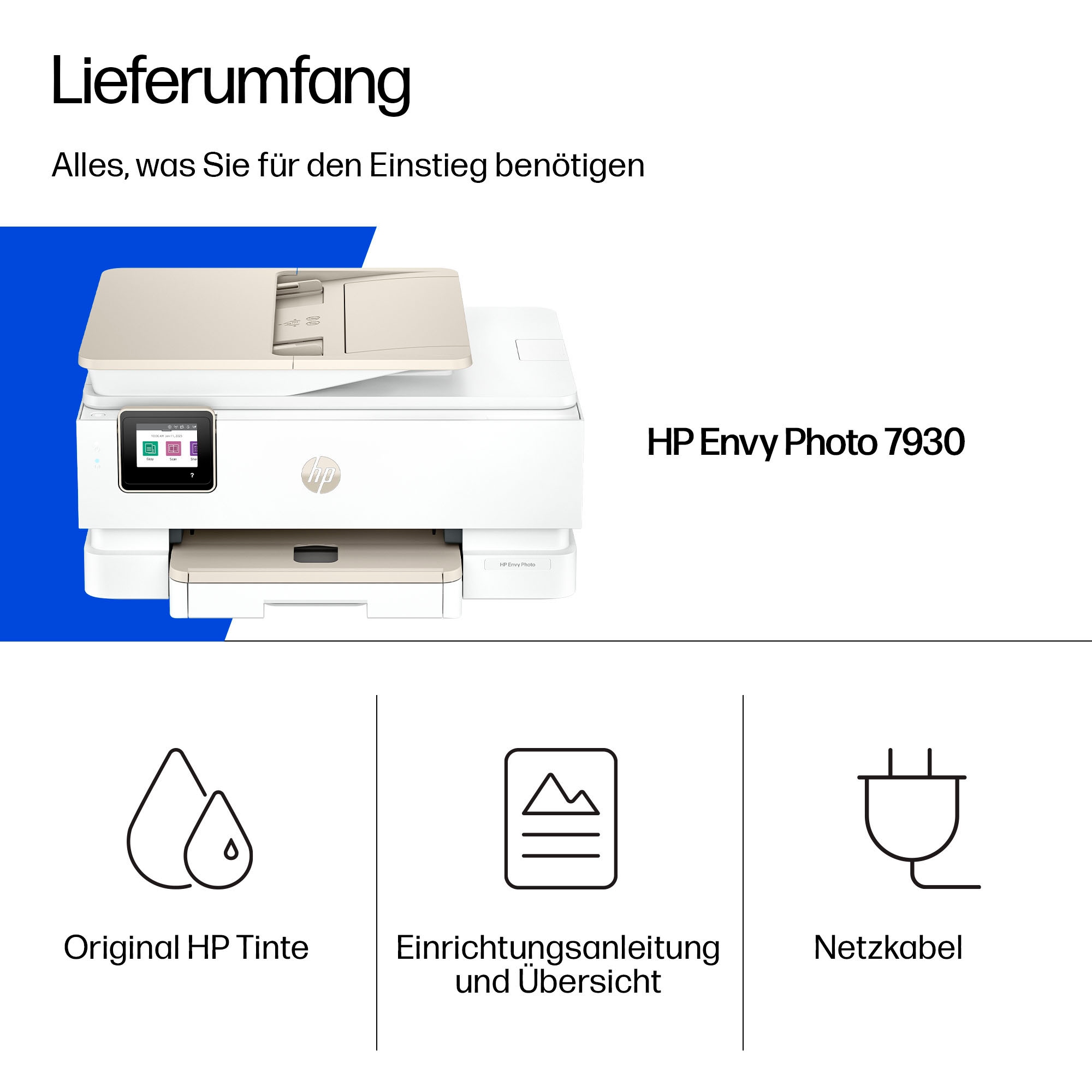 HP Multifunktionsdrucker »Envy Photo 7930« 3 Monate gratis* drucken mit Instant Ink