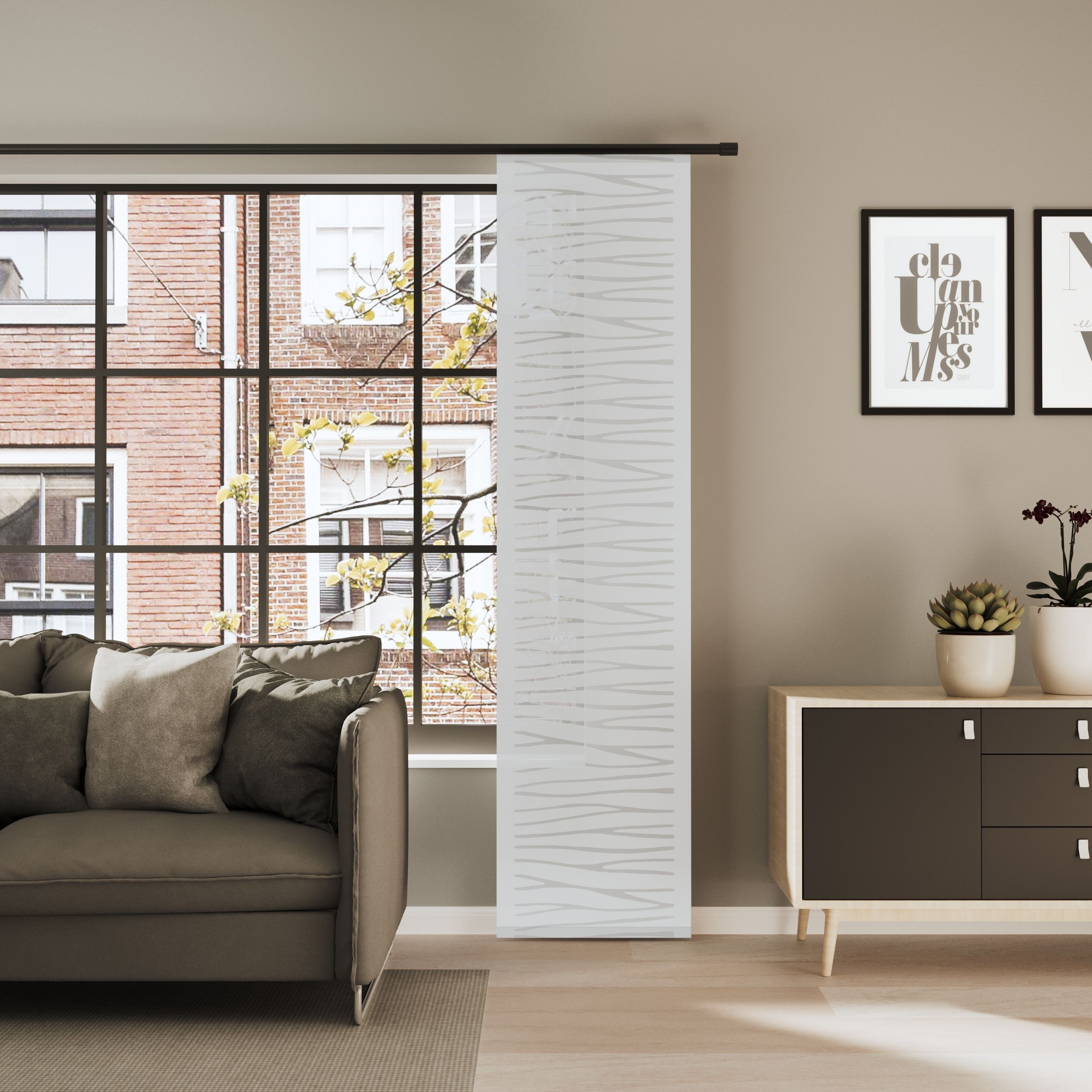 Neutex for you Schiebegardine "CIAO" Paneelwagen 1 Stk. tlg. Buntweber mit günstig online kaufen