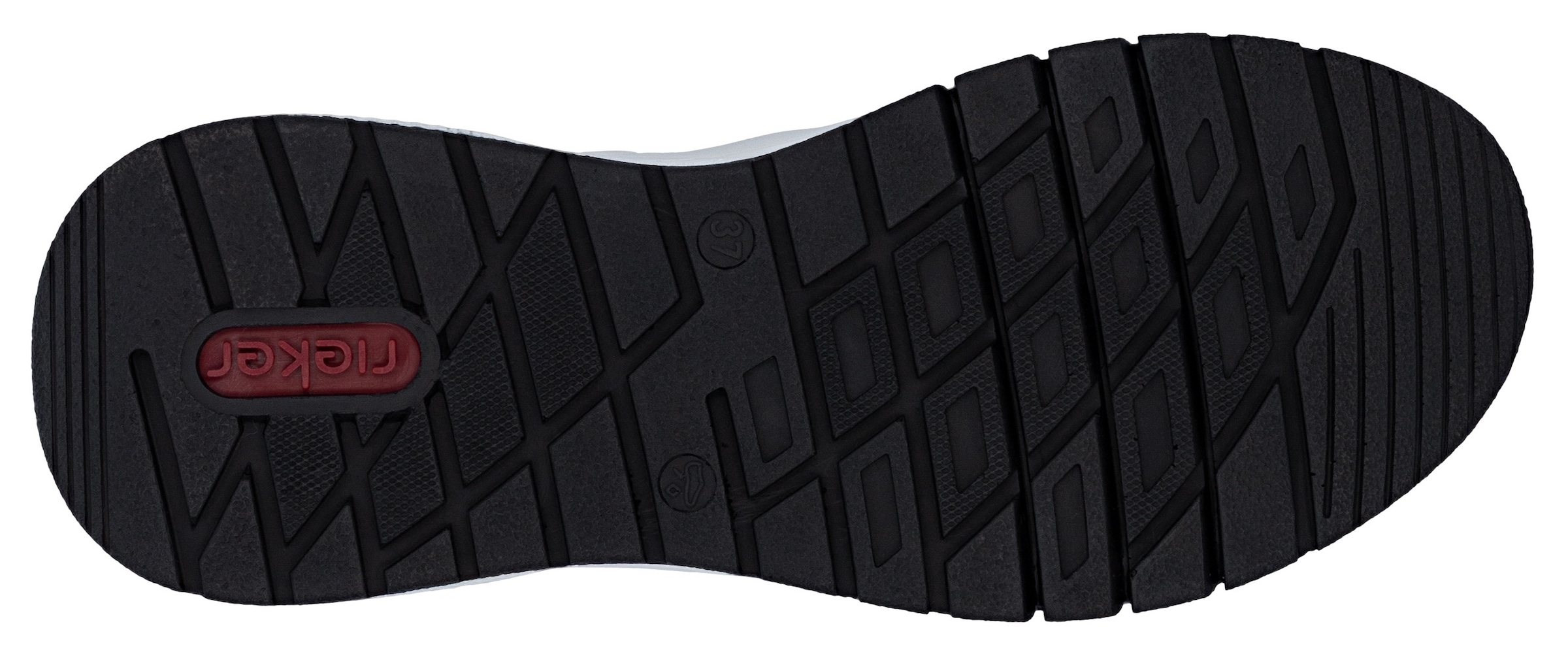 Rieker Sneaker  mit MemoSoft-Innensohle, Freizeitschuh, Halbschuh, Schnürschuh