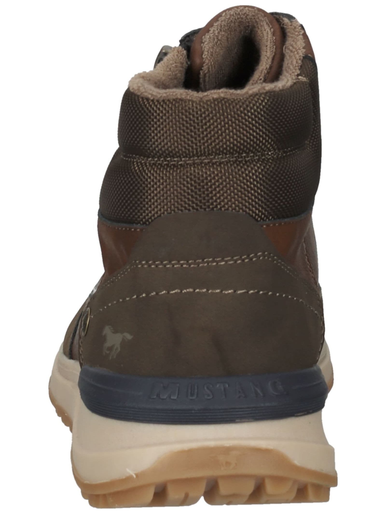 Mustang Shoes Schnürstiefelette »Mustang Shoes Stiefelette Lederimitat/Textil«
