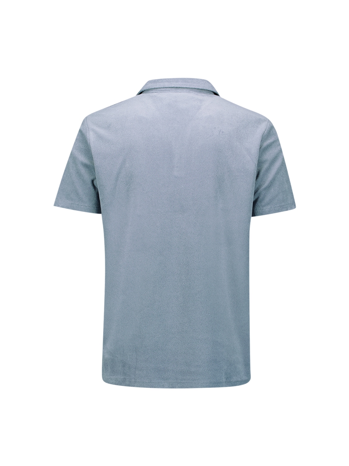 NO EXCESS T-Shirt »No Excess Poloshirt aus Frottee-Strick«