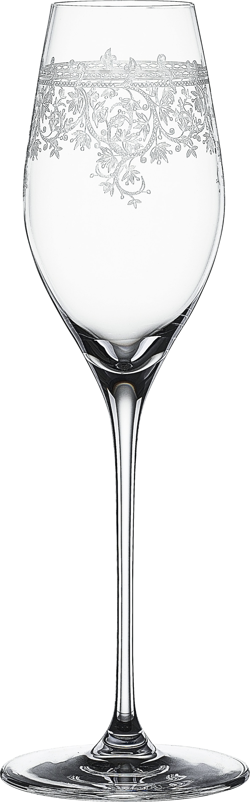 SPIEGELAU Champagnerglas "Arabesque", (Set, 6 tlg., 6x Champagnergäser), 300 ml, 6-teilig, Made in Europe