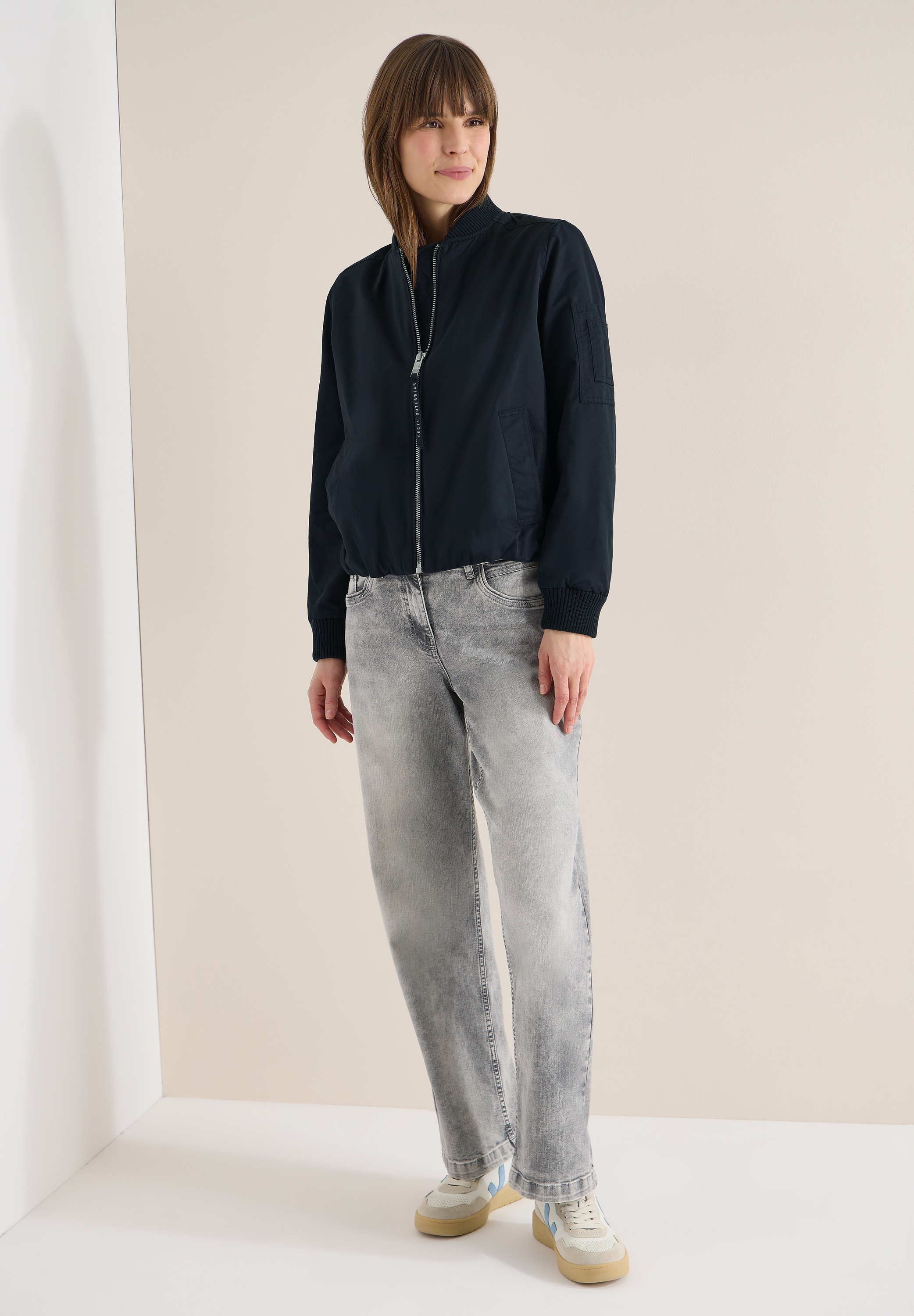 Thumbnail - Cecil Blouson ohne Kapuze im soften Baumwoll-Mix