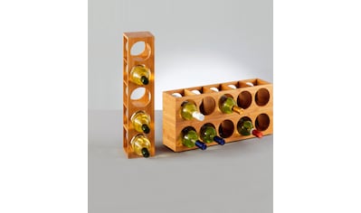 Weinregal »Bamboo«, für bis zu 5 Weinflaschen geeignet