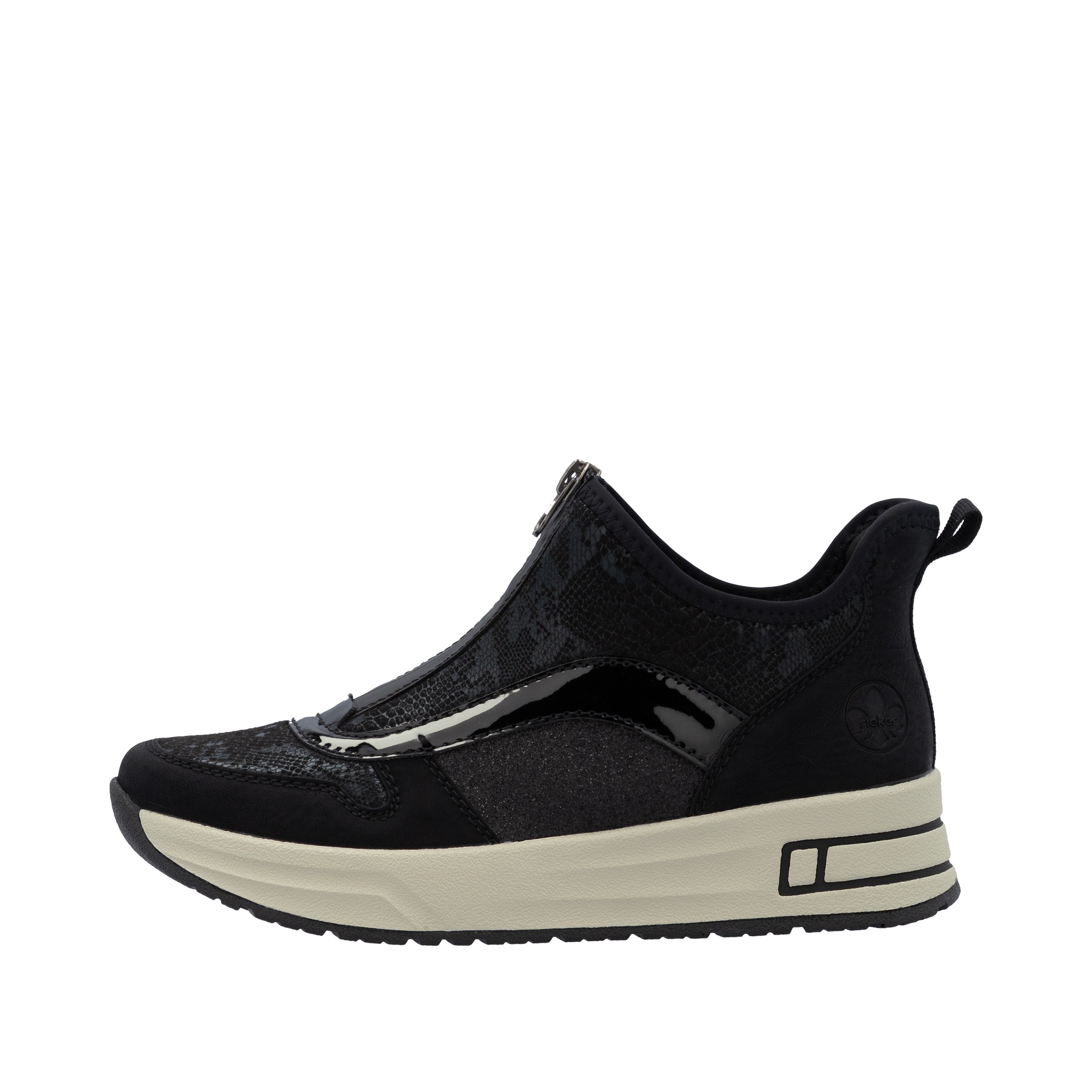 Rieker Sneaker »Ready2GO«, Plateauboots, Stiefelette, High-Top-Sneaker mit Vorderreißverschluss