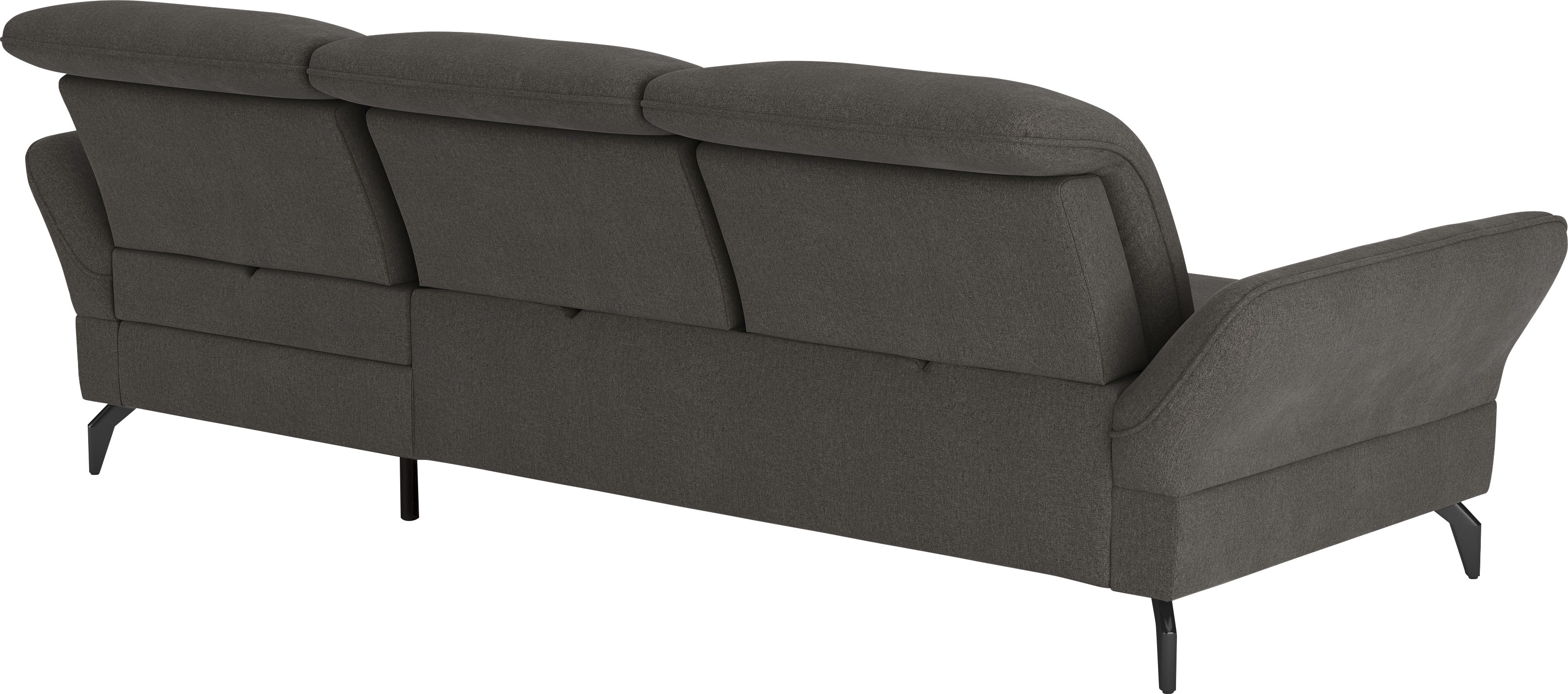 Thumbnail - sit&more Ecksofa "Leandro L-Form", Wahlweise mit Bett-, Kopfteil - und Armlehnfunktion, sowie Bettkasten