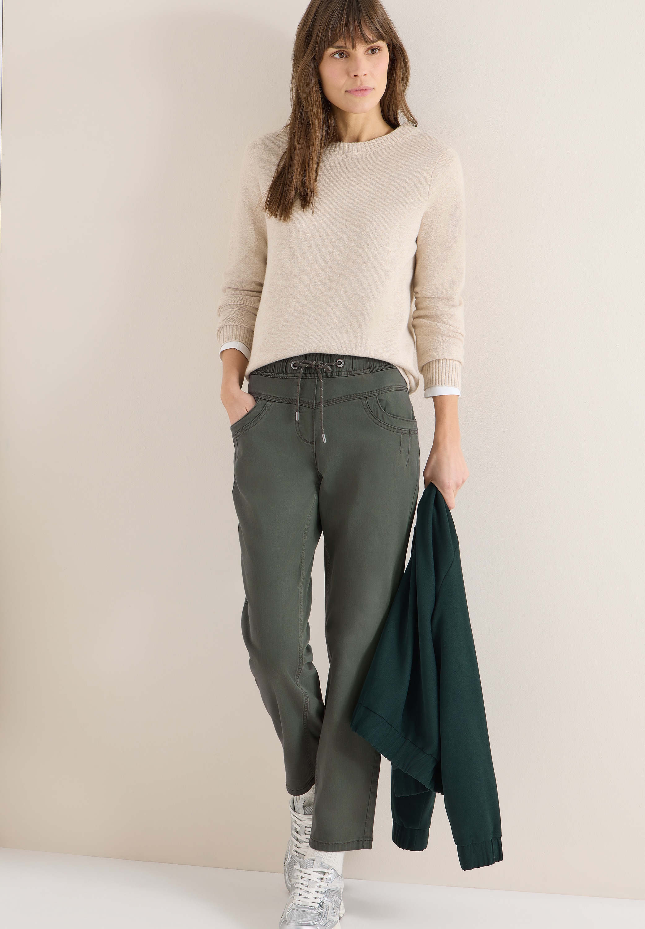 Cecil Stoffhose  Middle Waist