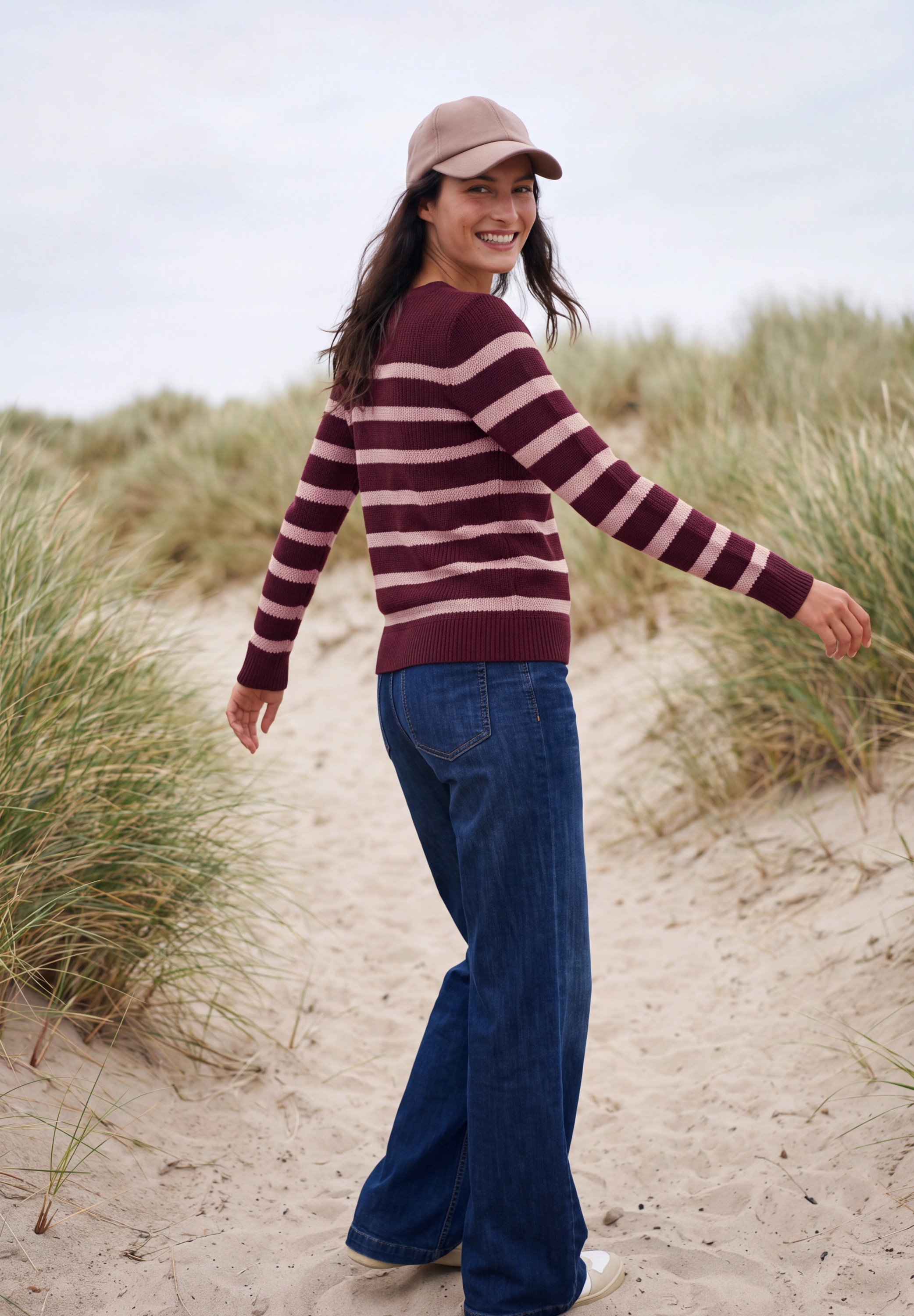 Cecil Strickpullover mit Rundhals und Streifen 59,99 €