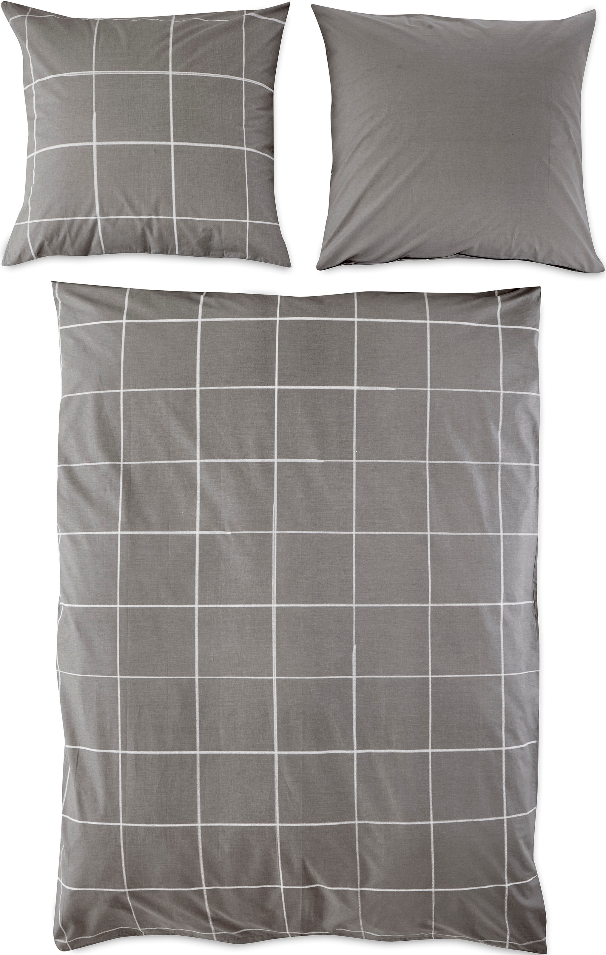 OTTO home Wendebettwäsche "Nature in Gr. 135x200 oder 155x220 cm" 2 Stk. tl günstig online kaufen