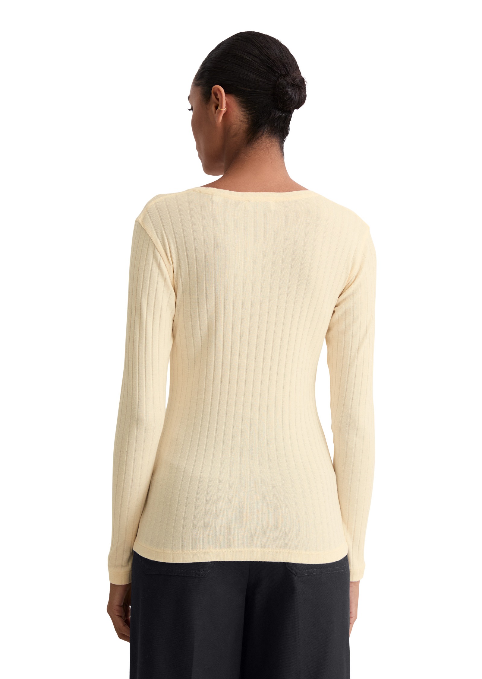 Thumbnail - Marc OPolo Langarmshirt "aus Organic-Cotton-Modal-Mix"