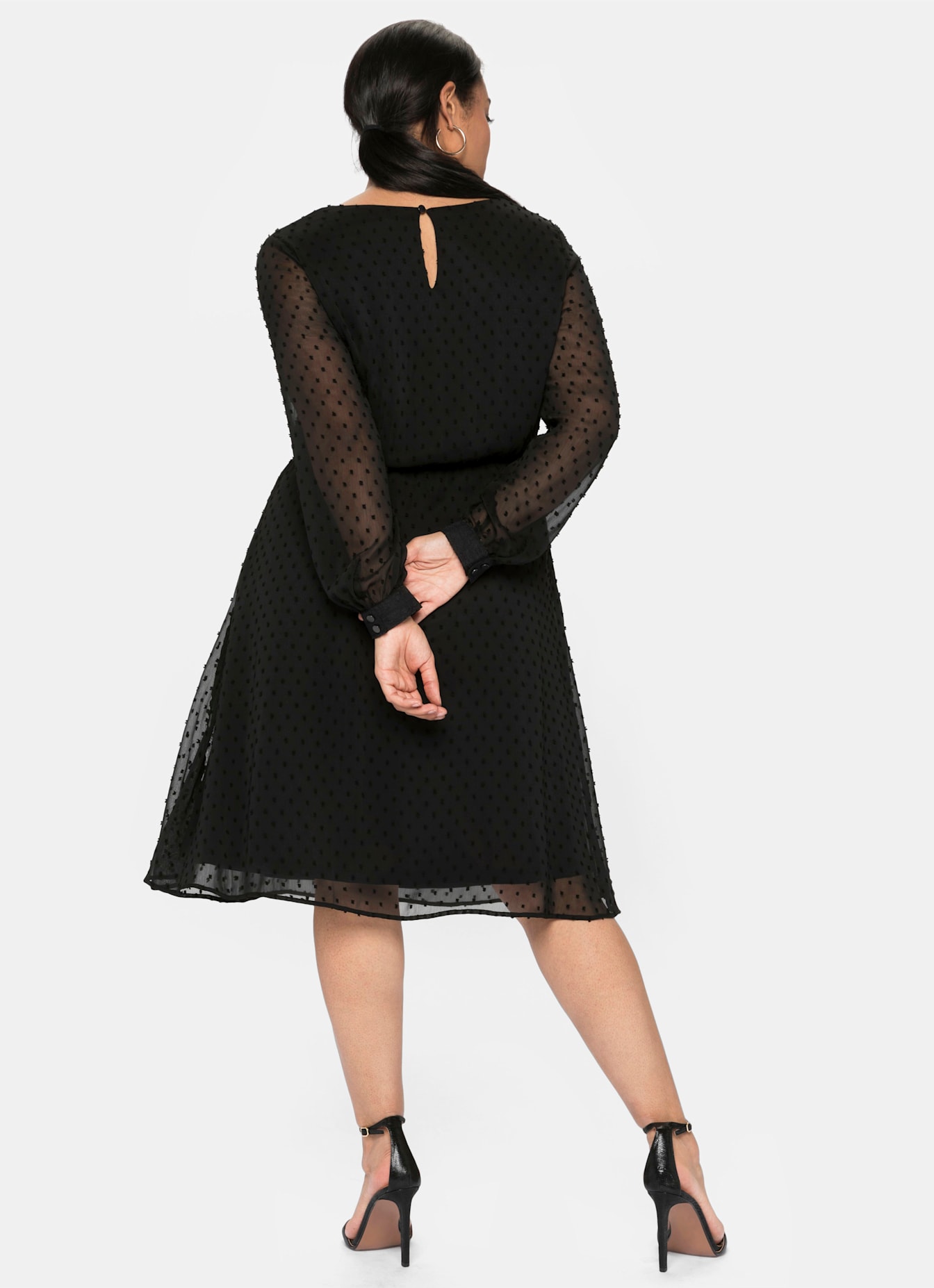 Thumbnail - Sheego Chiffonkleid "Abendkleid"