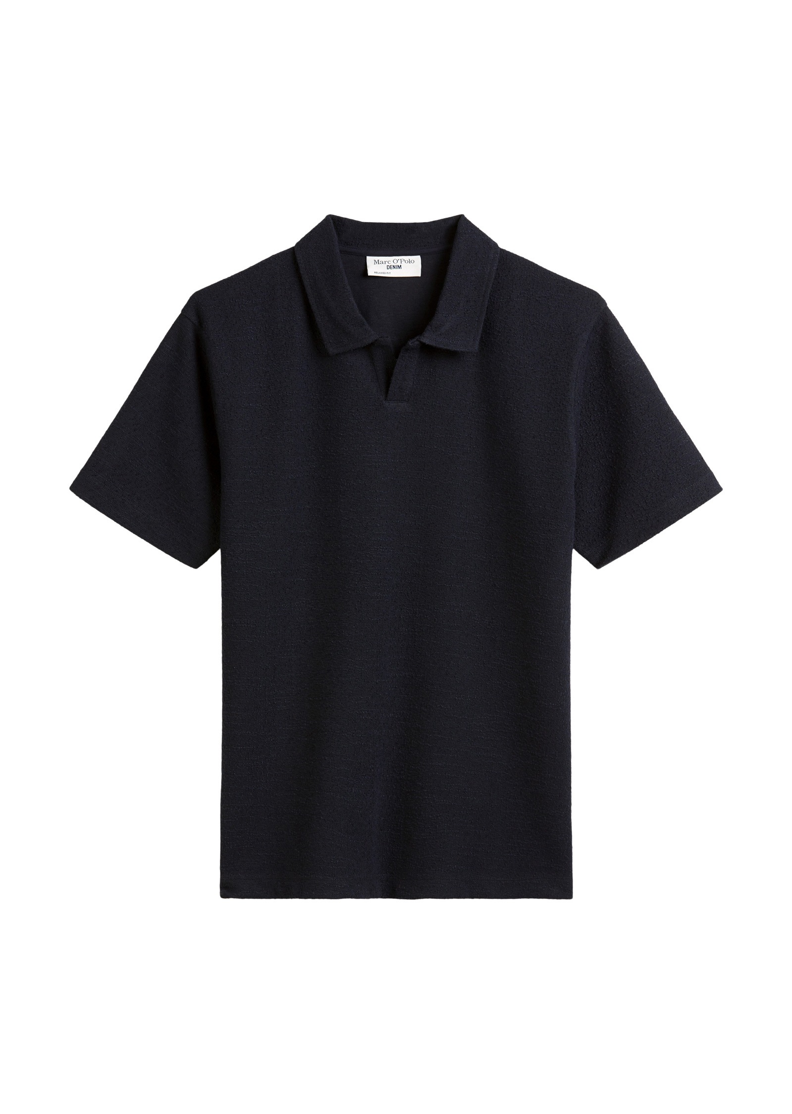 Marc O'Polo DENIM Poloshirt »mit feiner Bouclé-Struktur«