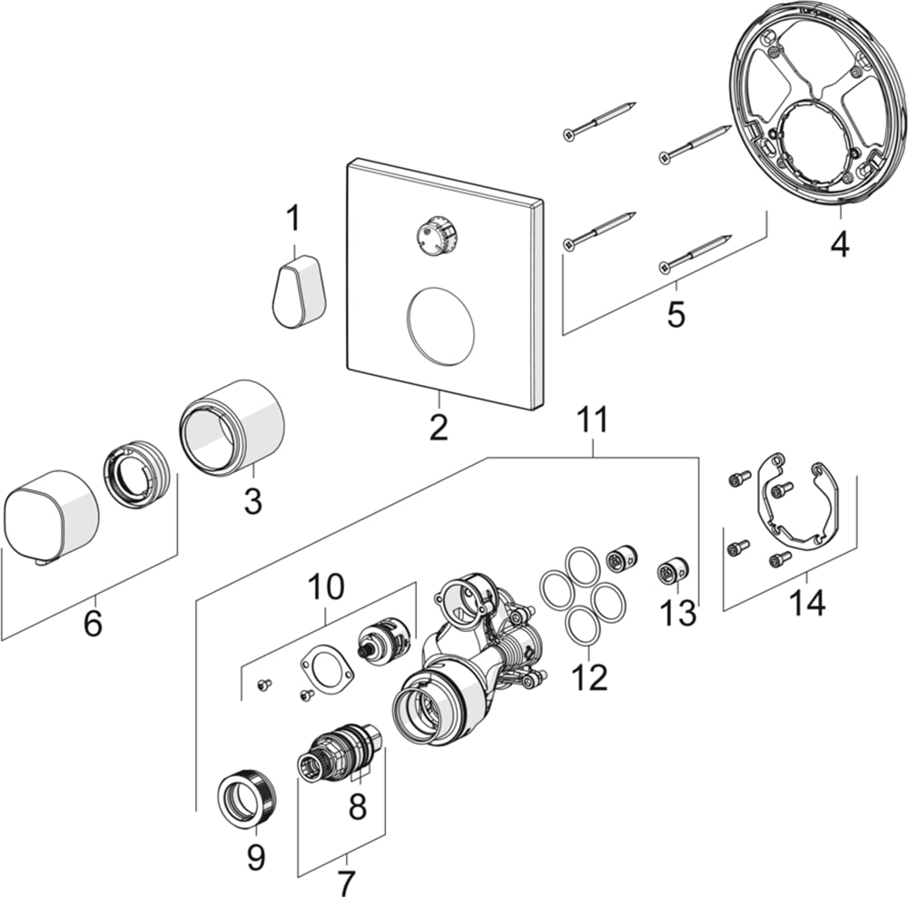 HANSA Brausethermostat »HANSALIVING«