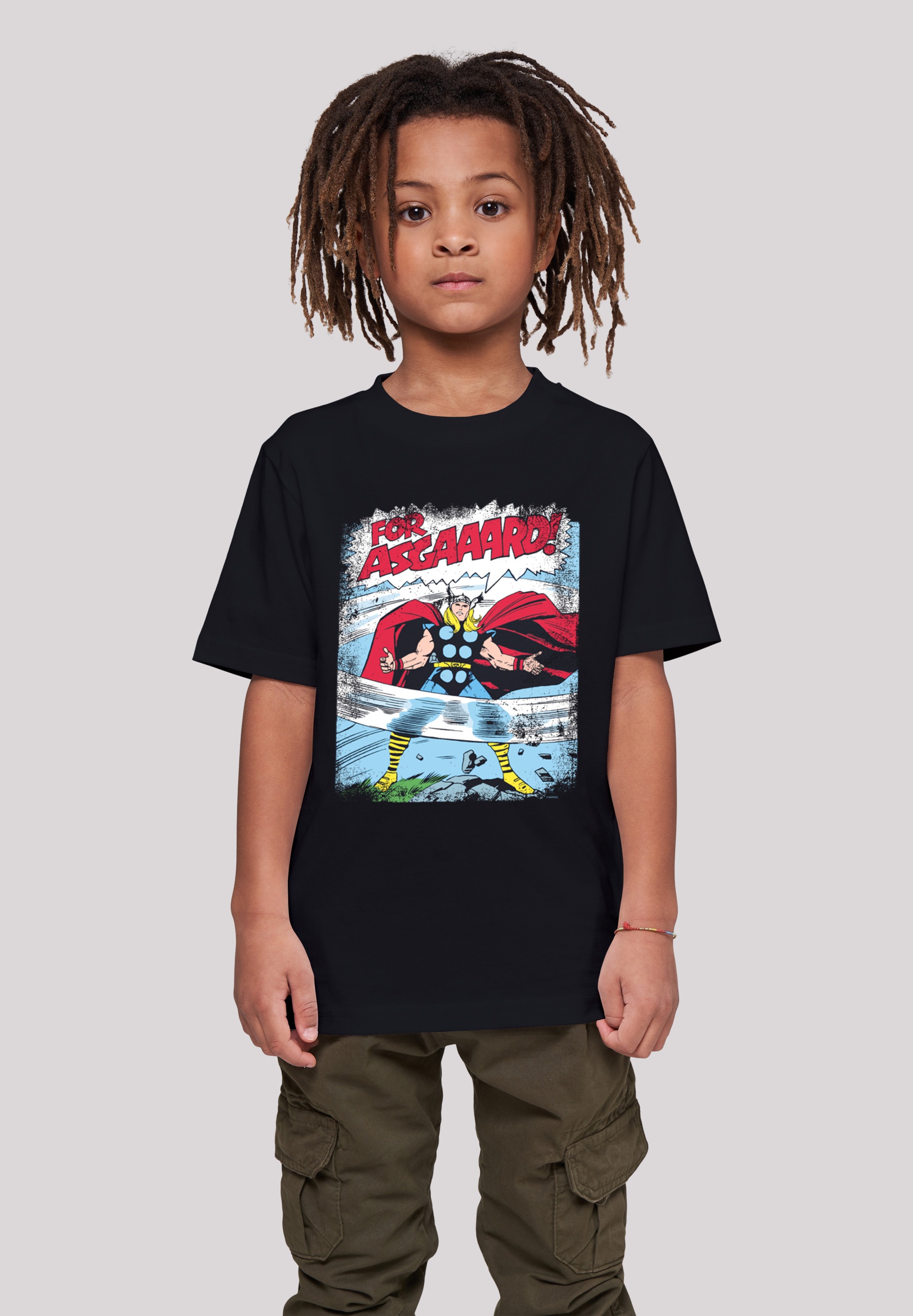 Kids Basic Marvel with | online Asgard Kurzarmshirt Thor F4NT4STIC Tee«, kaufen »Kinder BAUR tlg.) (1