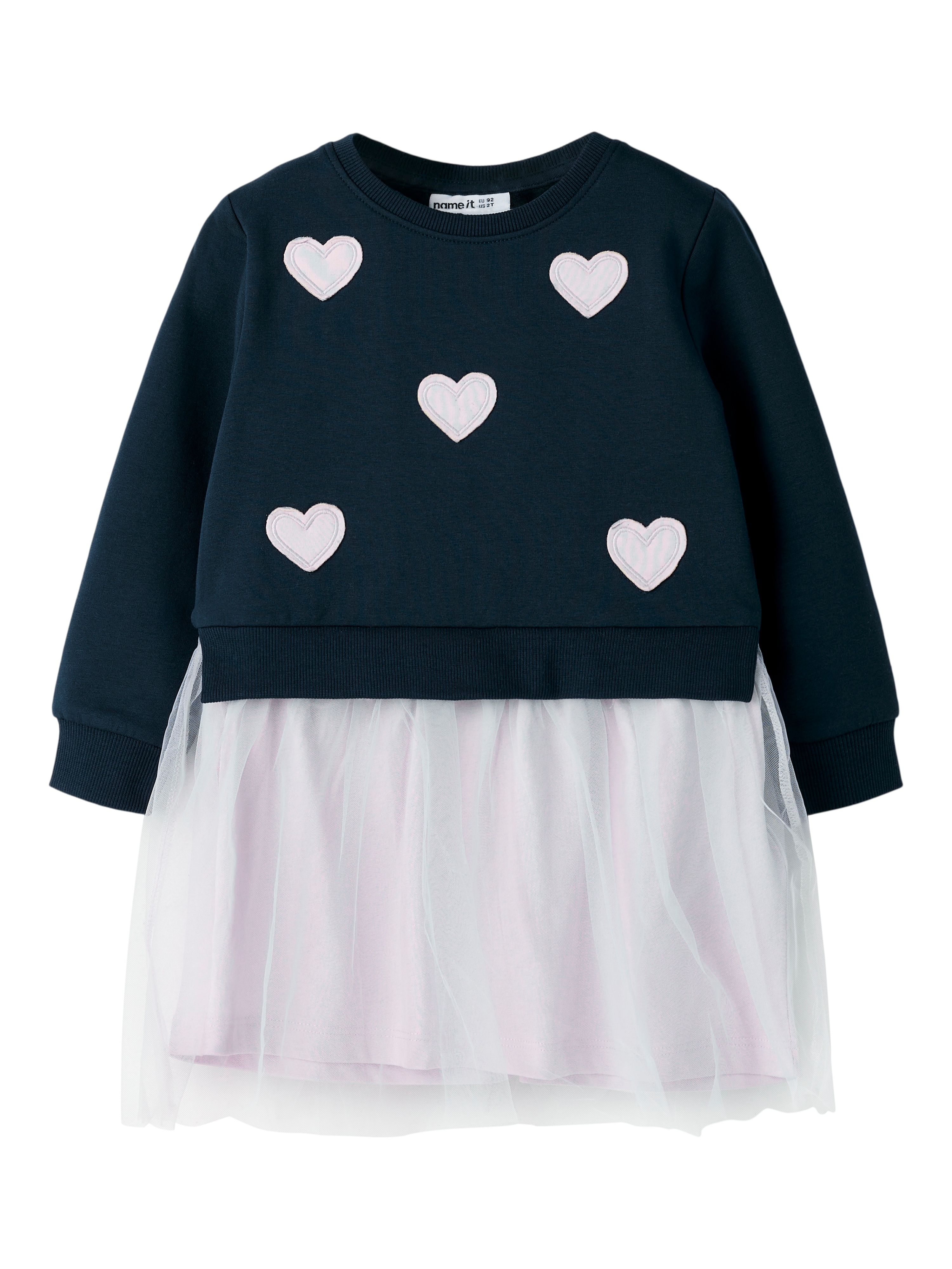 Name It Minikleid "NMFBIANJA SWEAT DRESS BRU"
