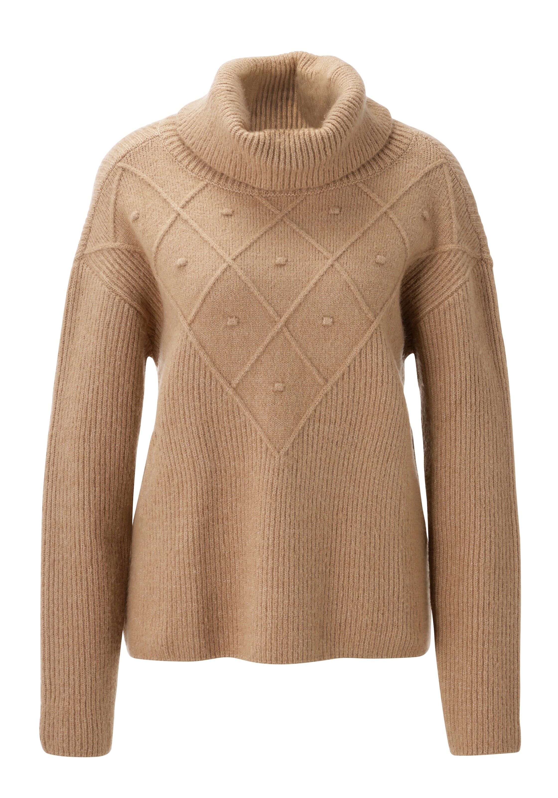 Aniston CASUAL Strickpullover im interessanten Muster-Mix - NEUE KOLLEKTION