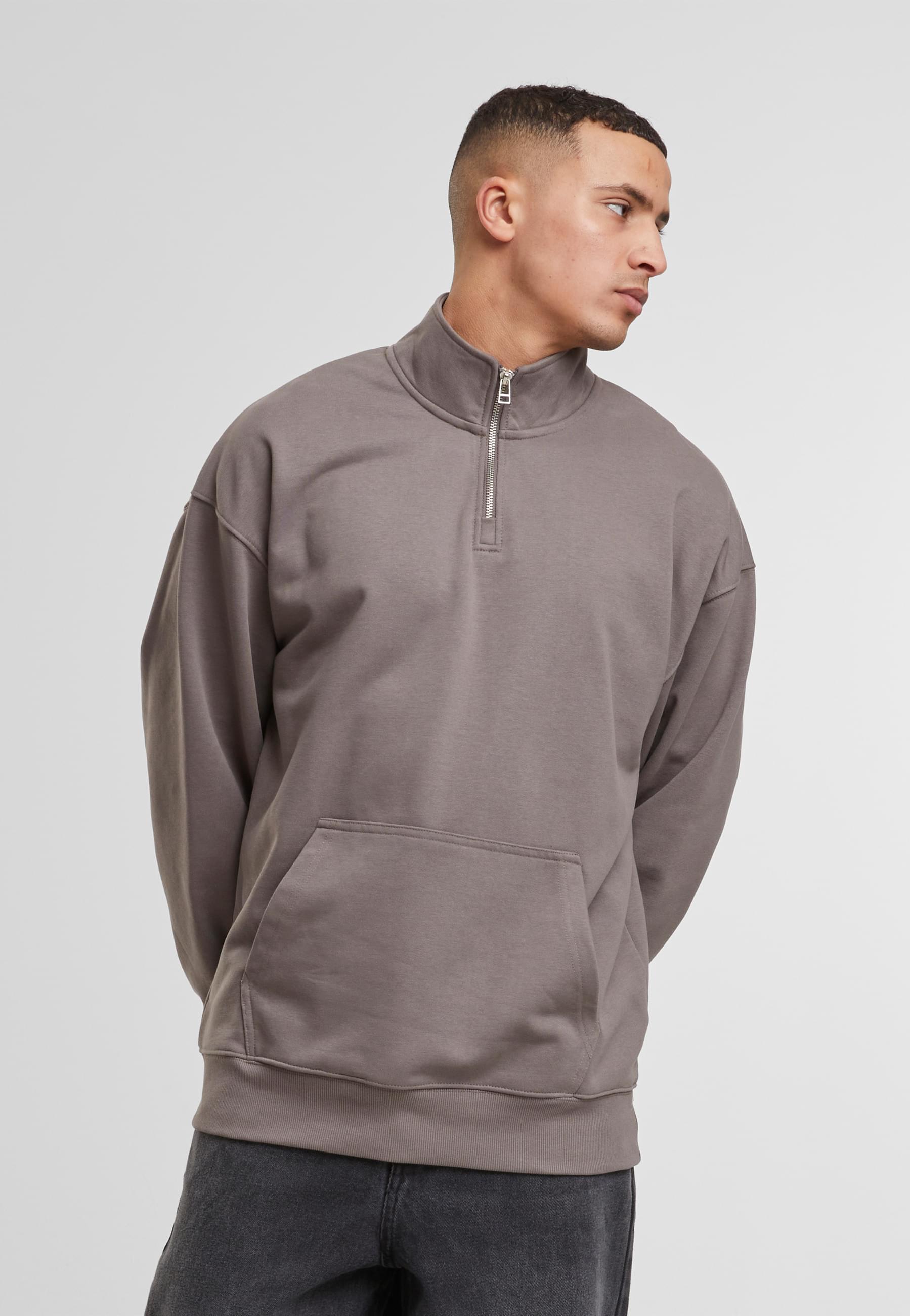 Thumbnail - DEF Sweater "DEF DEF Zipper Crewneck", 1 Stk.