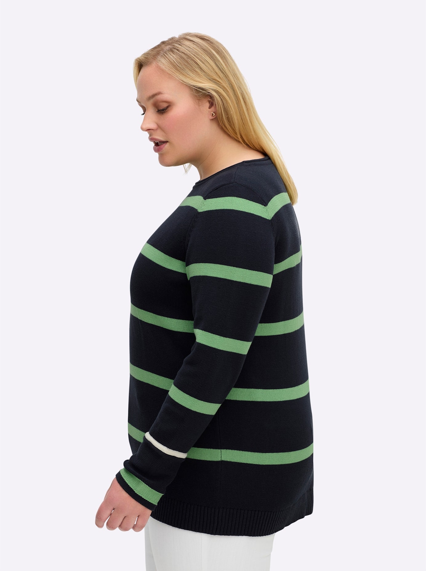 Sheego Rundhalspullover »Pullover«