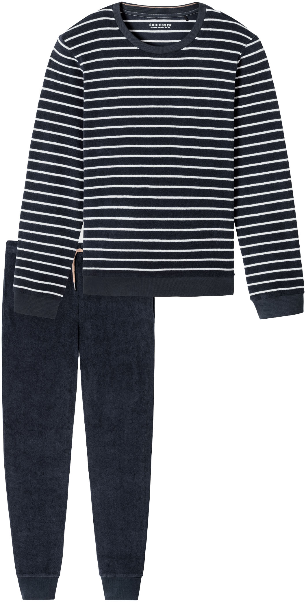 Schiesser Schlafanzug "Casual Nightwear" 2 Stk. tlg., mit Bindekordel günstig online kaufen