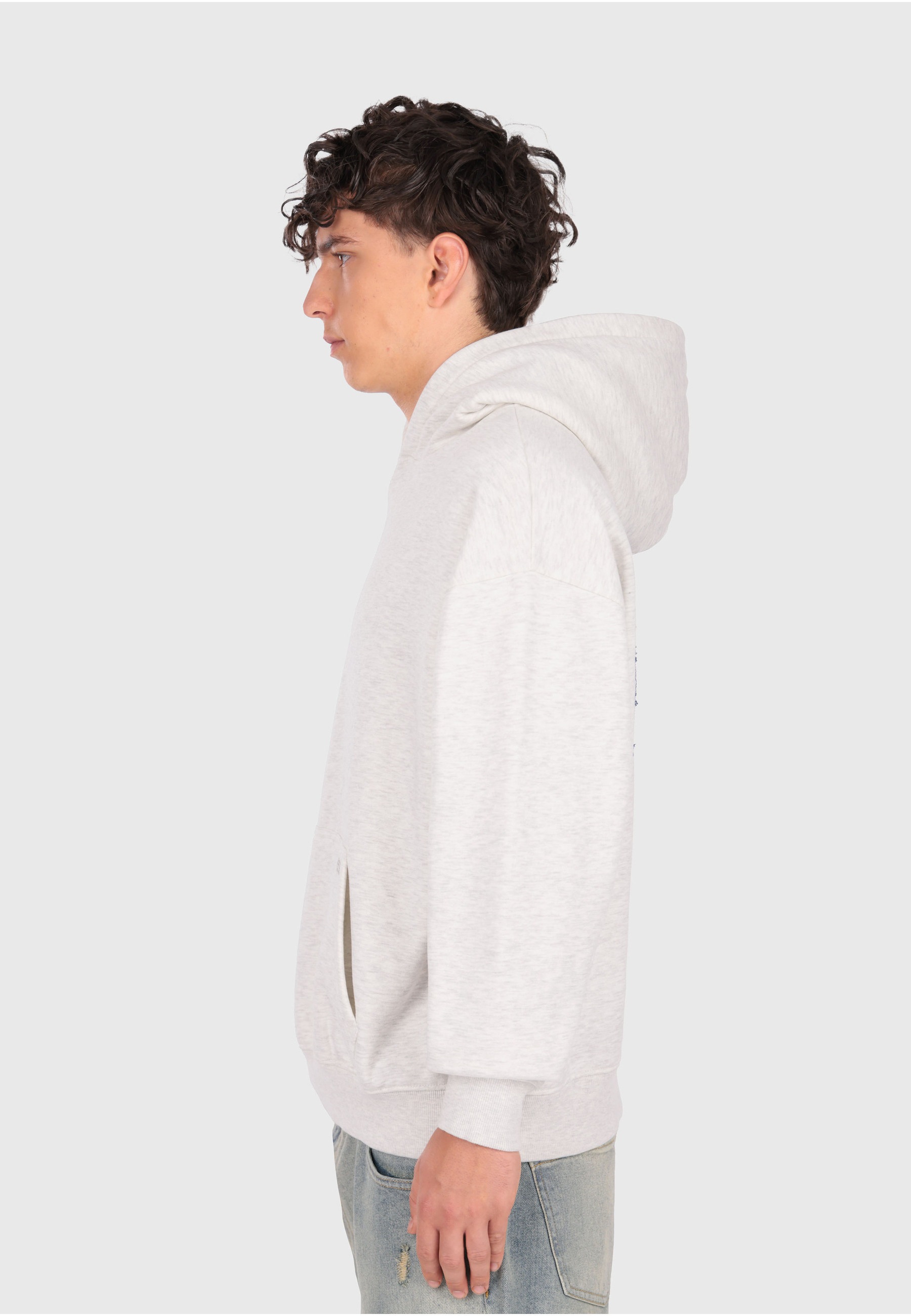 Dropsize Kapuzensweatshirt »Dropsize DENIM APPLICATION HOODIE«, 1 Stk.
