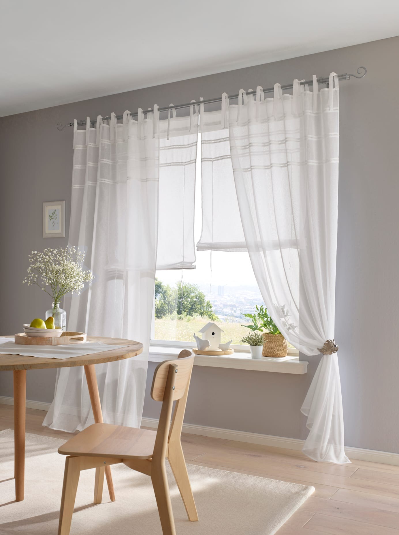 heine home Gardine Bindebänder 1 Stk. tlg. günstig online kaufen