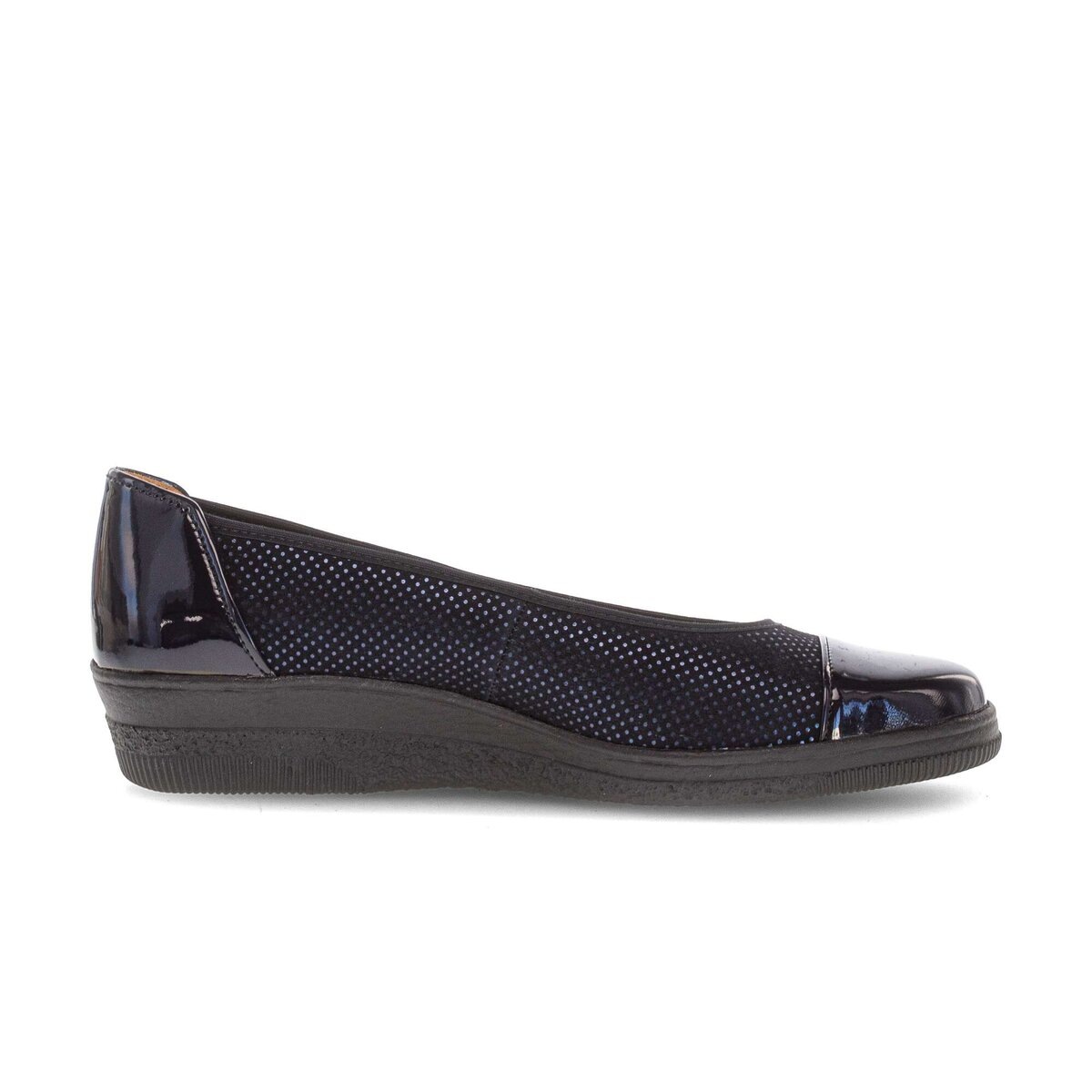 Ballerina GABOR "Sportliche Ballerina", Damen, Gr. 40,5, blau, Schuhe Ballerina 8