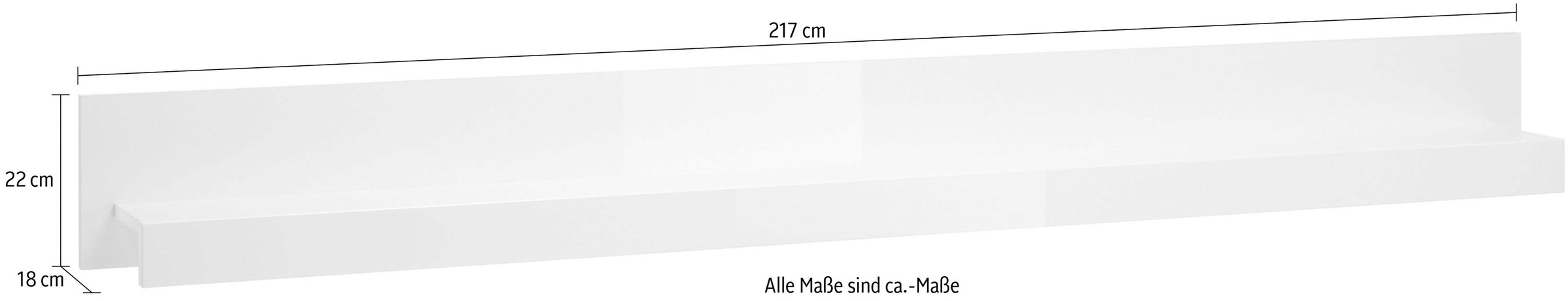 INOSIGN Wandboard »Carat«, Breite 217 cm