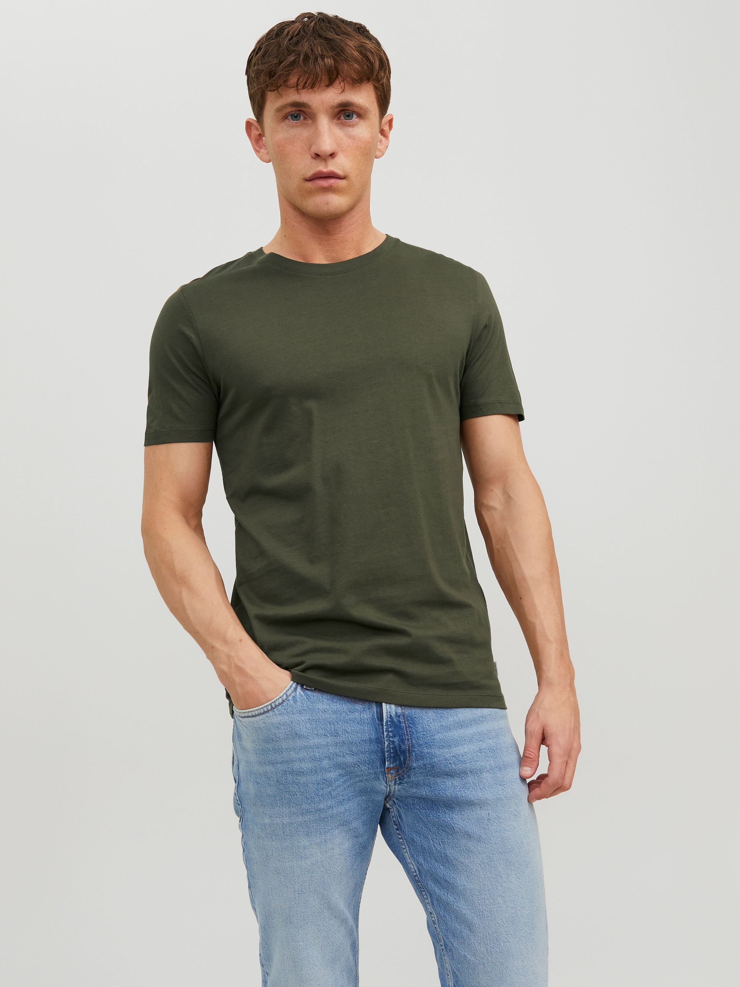 Jack & Jones Rundhalsshirt "JJEORGANIC BASIC TEE SS O-NECK NOOS" günstig online kaufen