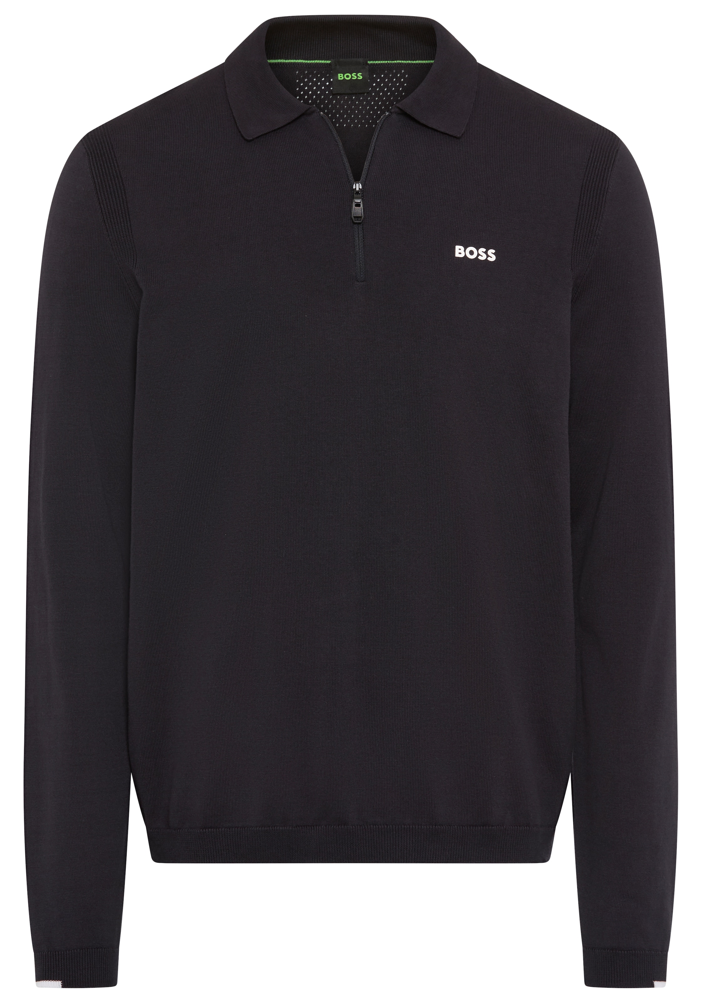 BOSS GREEN Strickpullover "KN Ever-X PL", mit Reißverschluss, regular fit, günstig online kaufen
