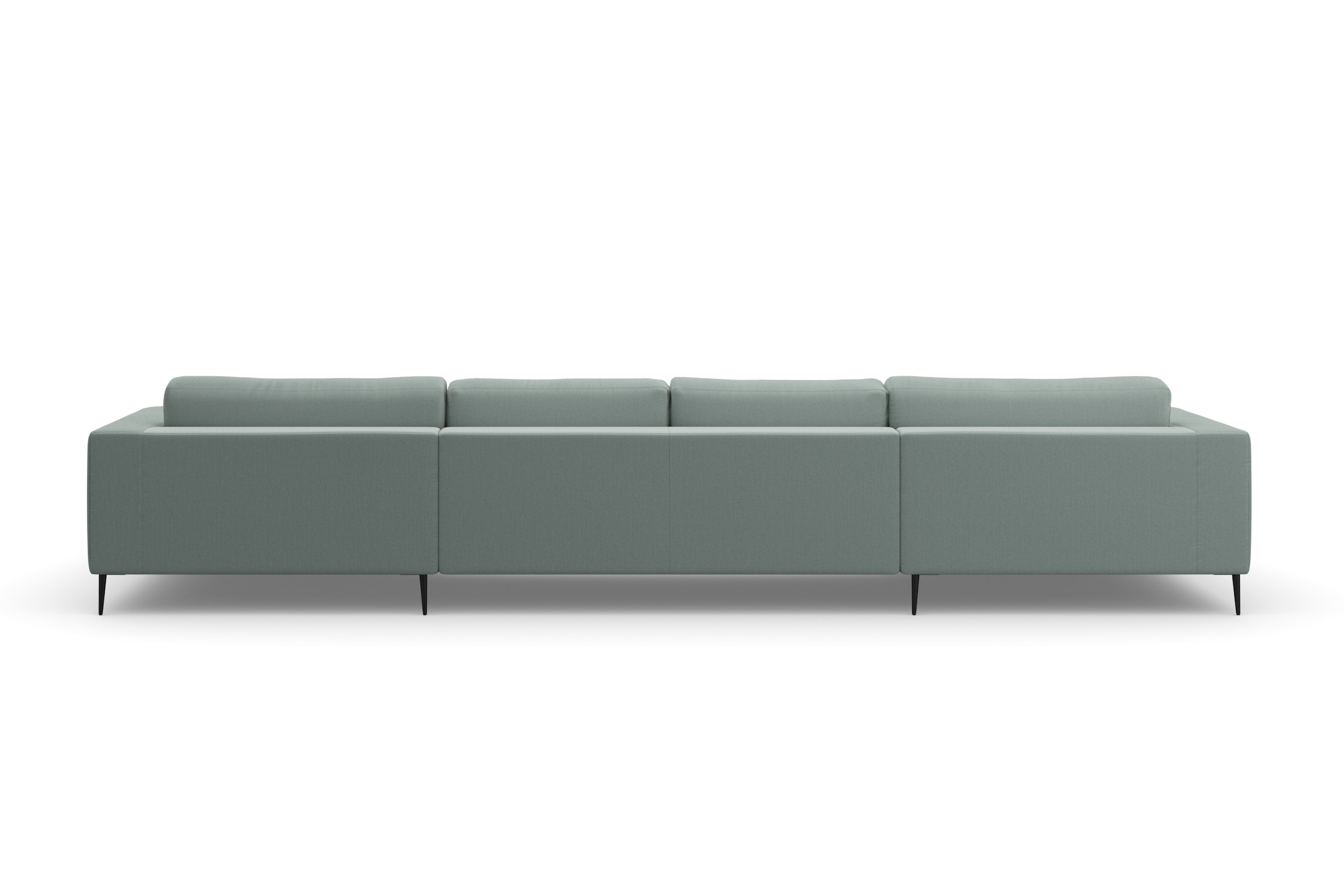 DOMO collection Wohnlandschaft »Modica U-Form«, XXL, in moderner Optik mit, 2 großzügigen Recamieren, auch in Cord