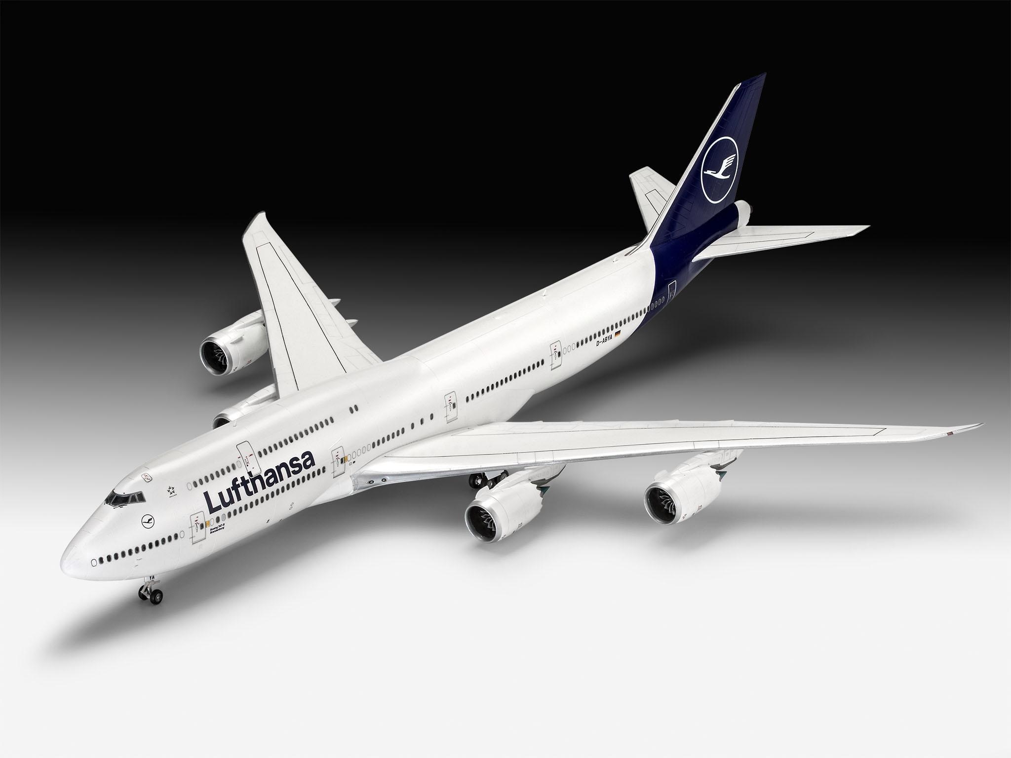Revell® Modellbausatz »Boeing 747-8, Lufthansa New Livery«, 1:144, Made in Europe
