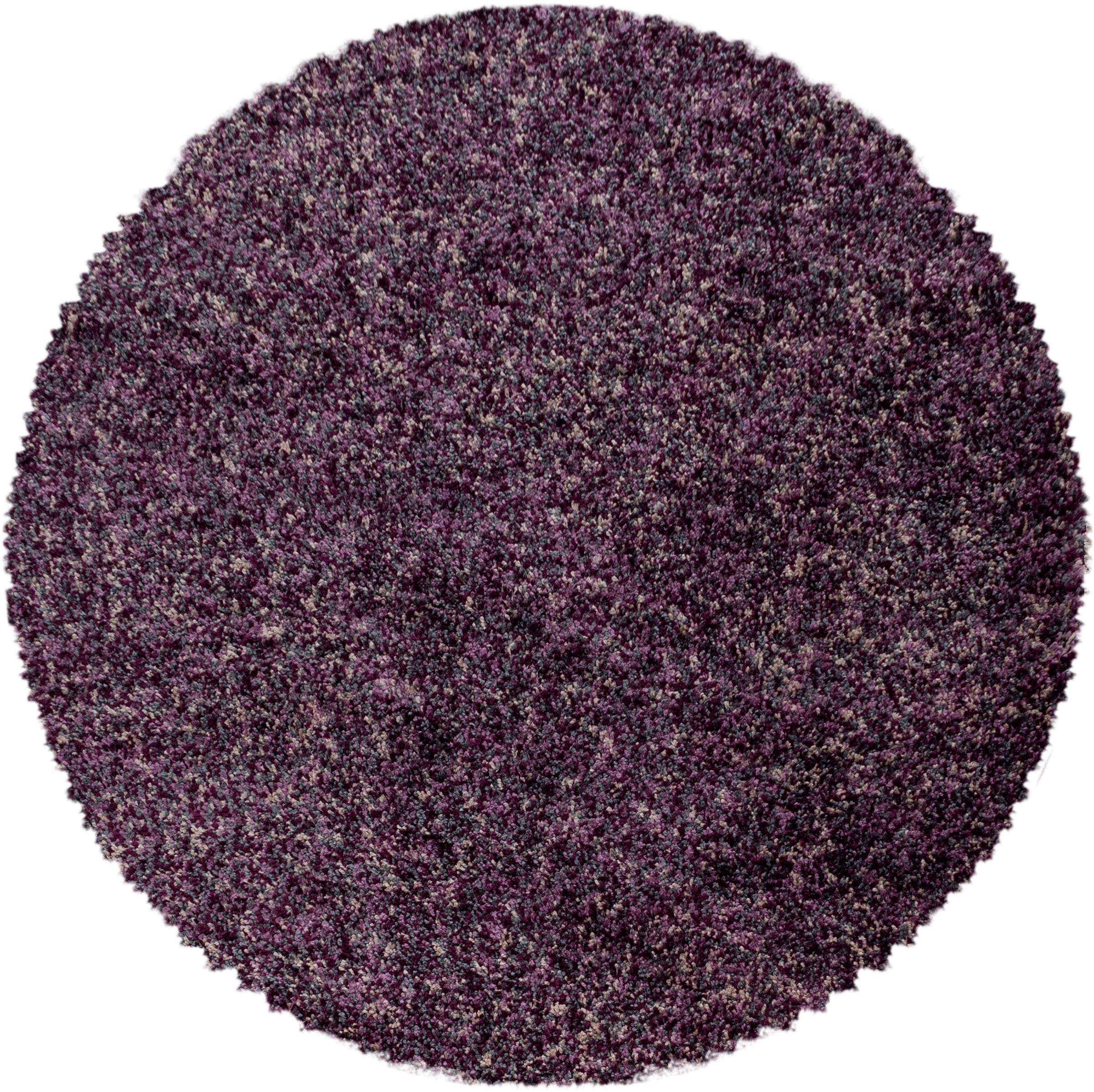 Ayyildiz Teppiche Hochflor-Teppich "Enjoy Shaggy" rund 50 mm Höhe melierter günstig online kaufen
