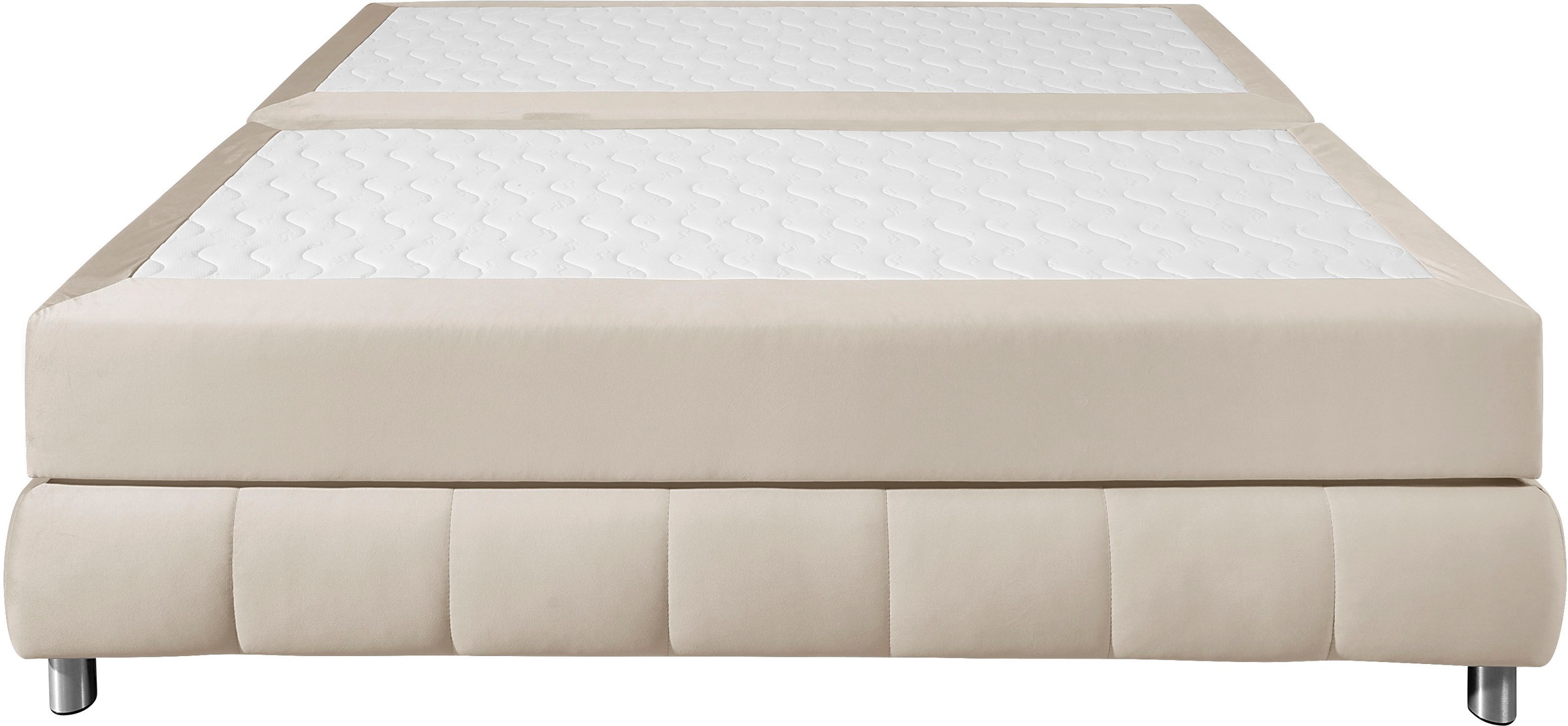 andas Boxspringbett »Salo«, Ohne Kopfteil, inkl. Topper, auch in Überlänge 220 cm
