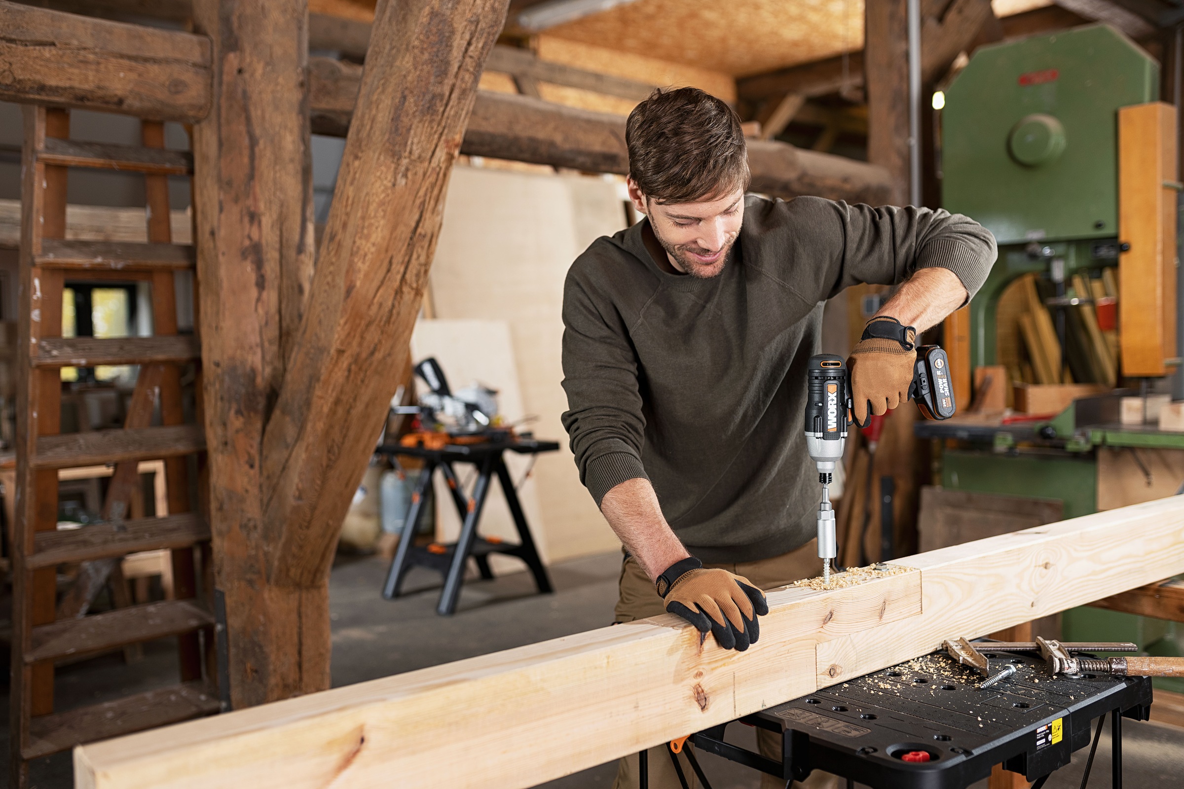 Worx Akku-Schlagschrauber »WX291.9«, mit LED-Licht, ohne Akku & Ladegerät