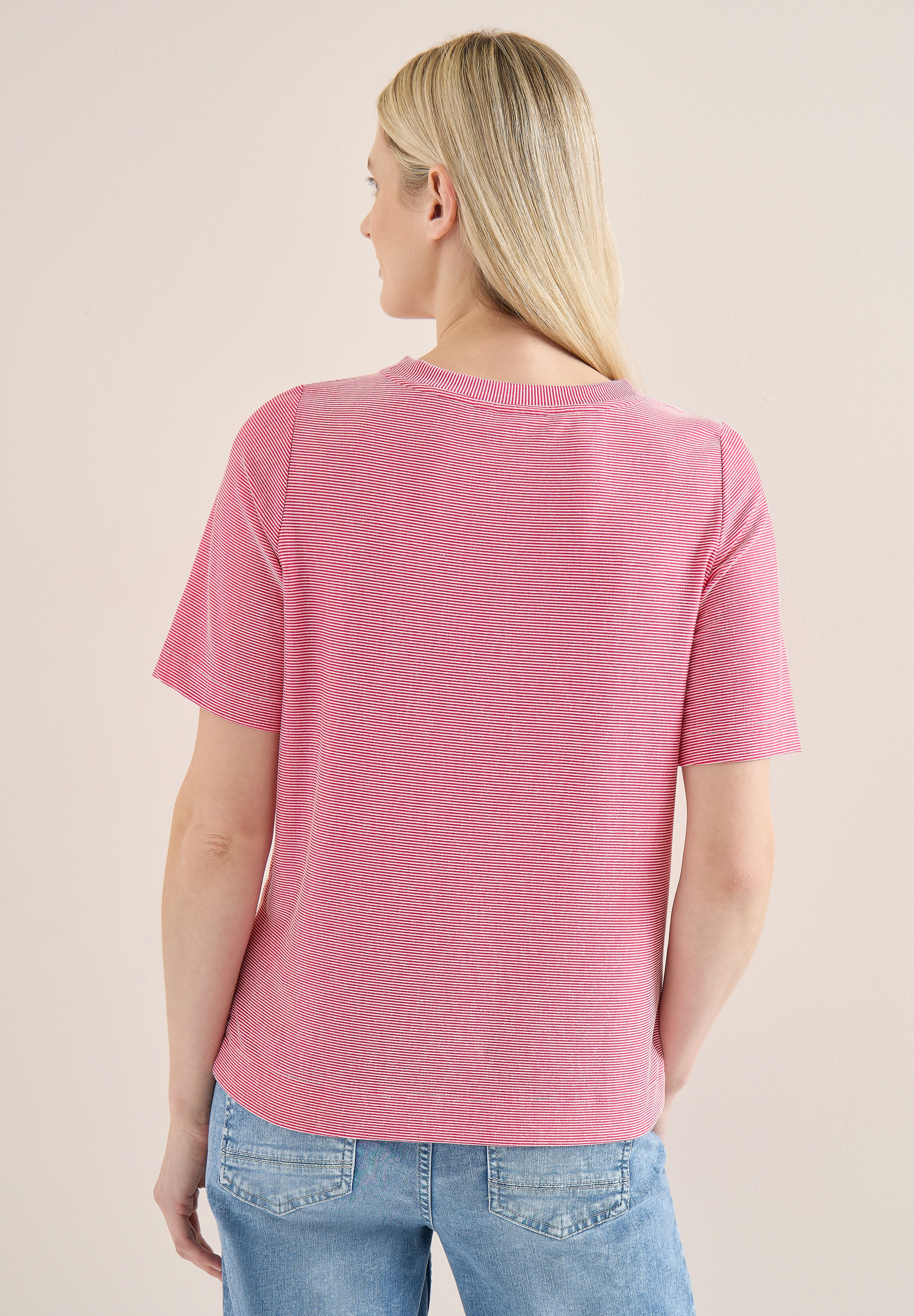 Cecil Rundhalsshirt mit U-Boot-Ausschnitt