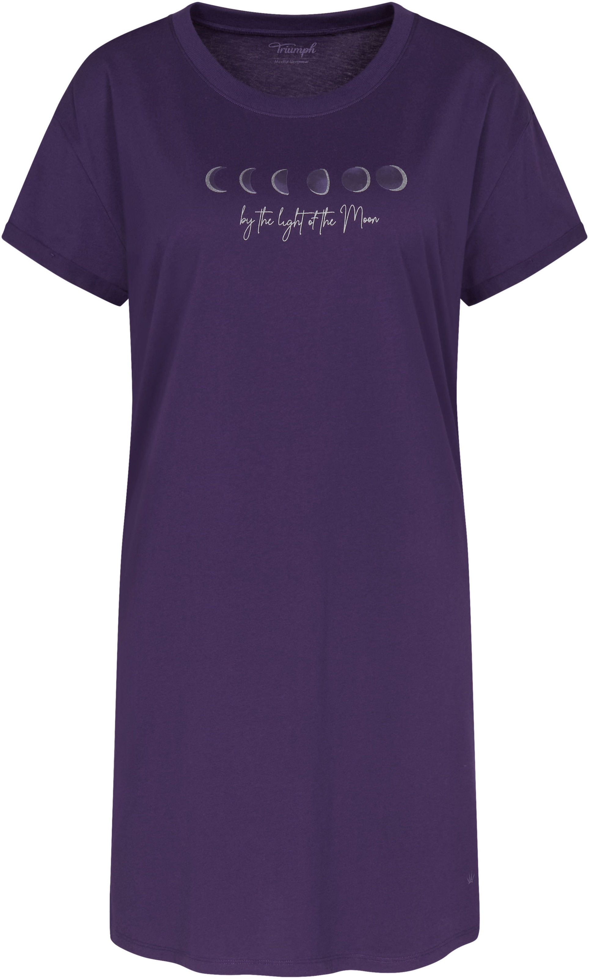 Triumph Nachthemd »Nightdresses NDK X«, weich, atmungsaktiv, gerippter Rundhalsausschnitt, Kurzarm