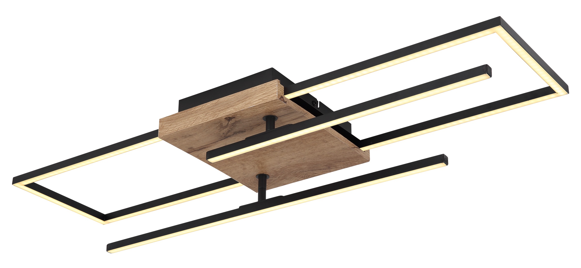 GLOBO LIGHTING Deckenleuchte »KENDRA« LED-Modul 1 Stk. Warmweiß Deckenlampe Wohnzimmer-Leuchte Schlafzimmer-Leuchte Flur Küche