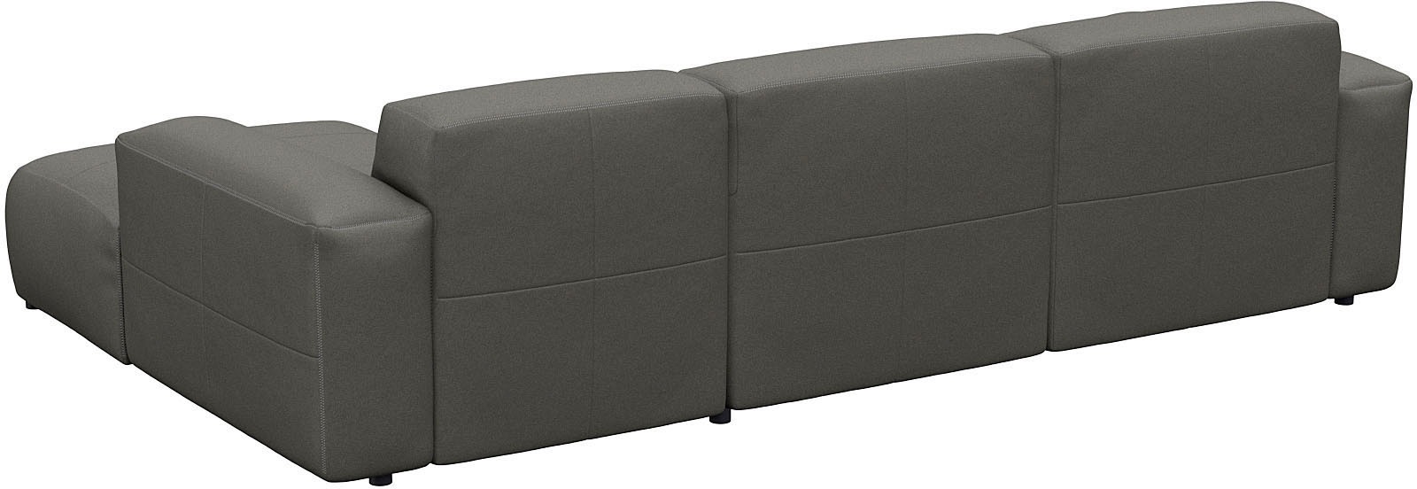 FLEXLUX Ecksofa »Lucera bequem und komfortabel durch hochwertigen Sitzaufbau, L.Form«, modern & anschmiegsam, Kaltschaum, Stahl-Wellenunterfederung
